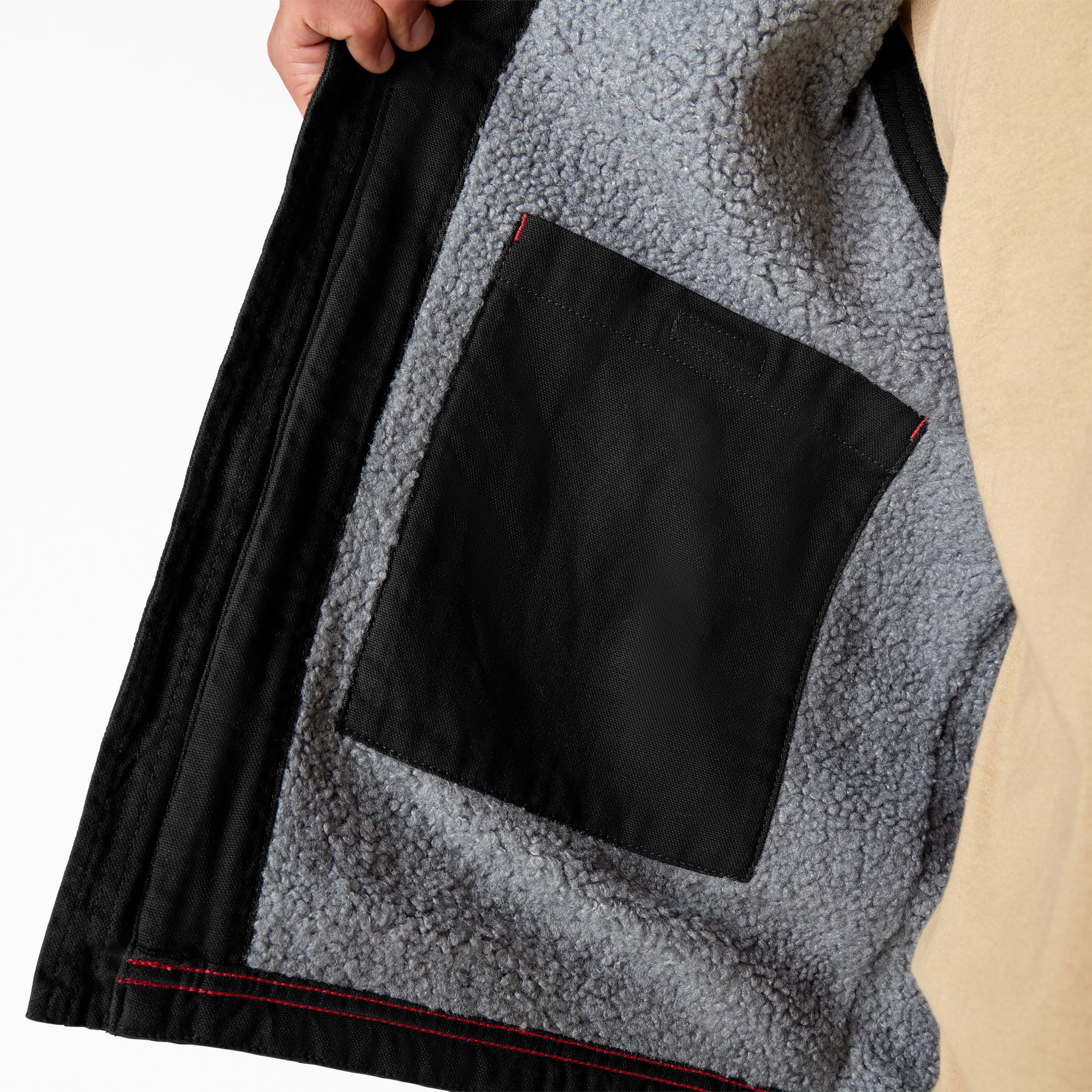 Duck Canvas High Pile Fleece Lined Vest - Image 5