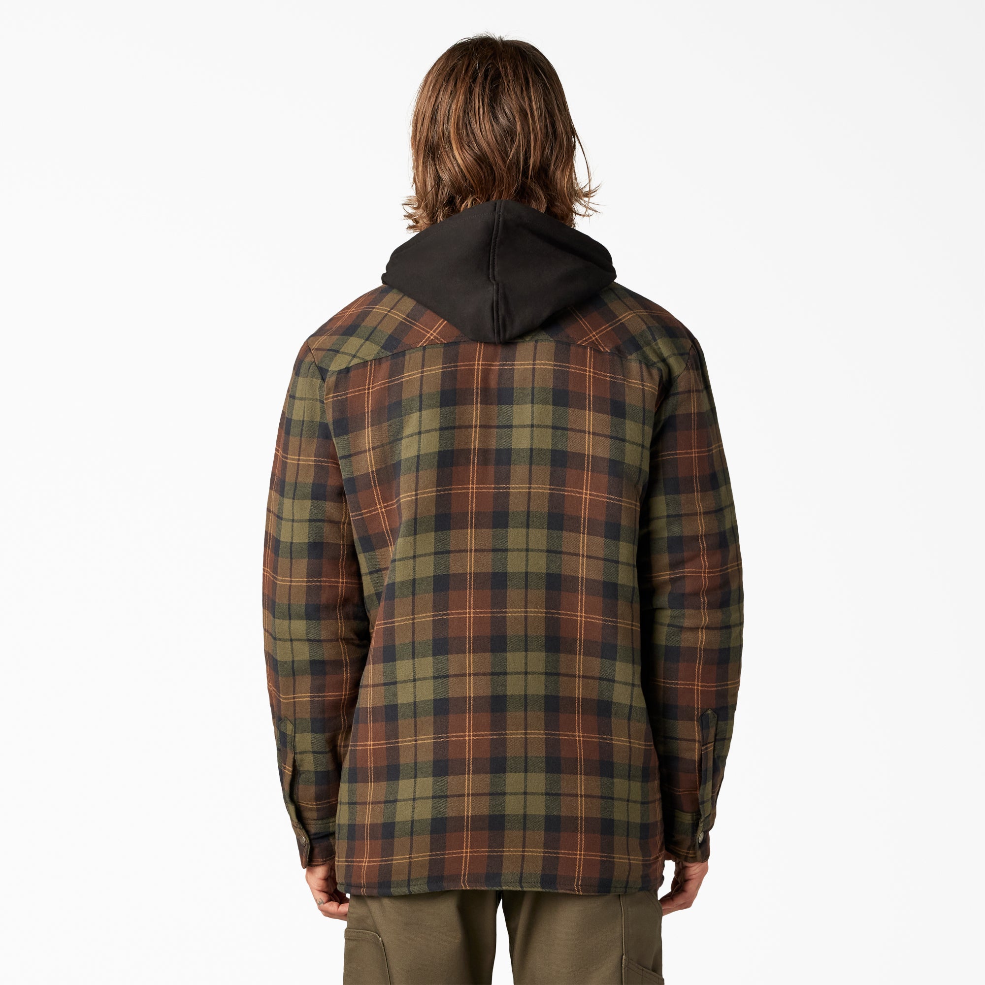 Flannel Hooded Shirt Jacket - Image 2
