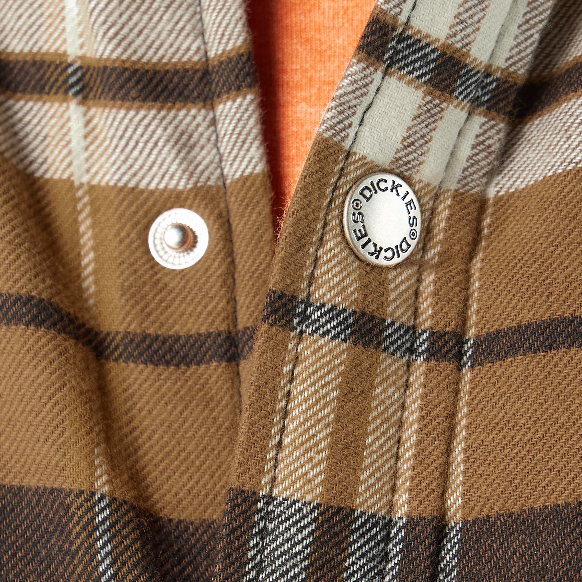 Water Repellent Fleece-Lined Flannel Shirt Jacket - Image 8