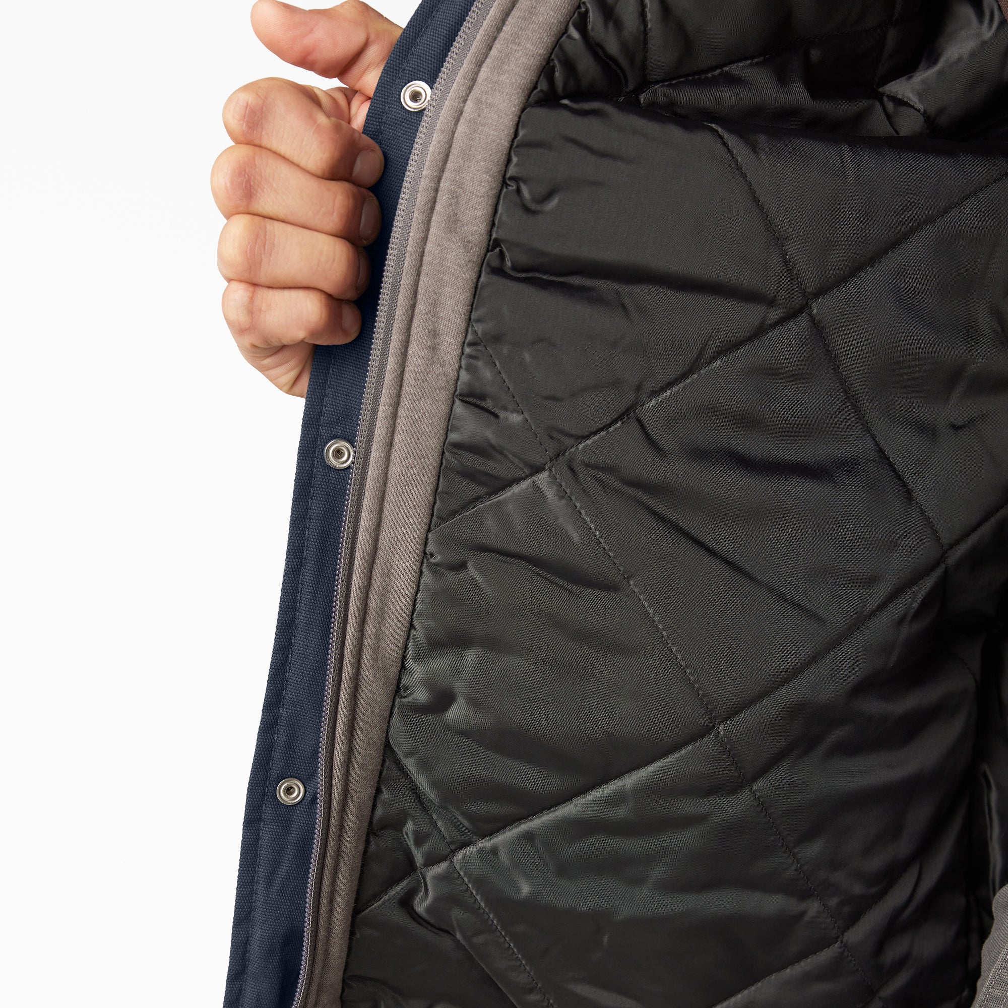 Water Repellent Duck Hooded Shirt Jacket - Image 10