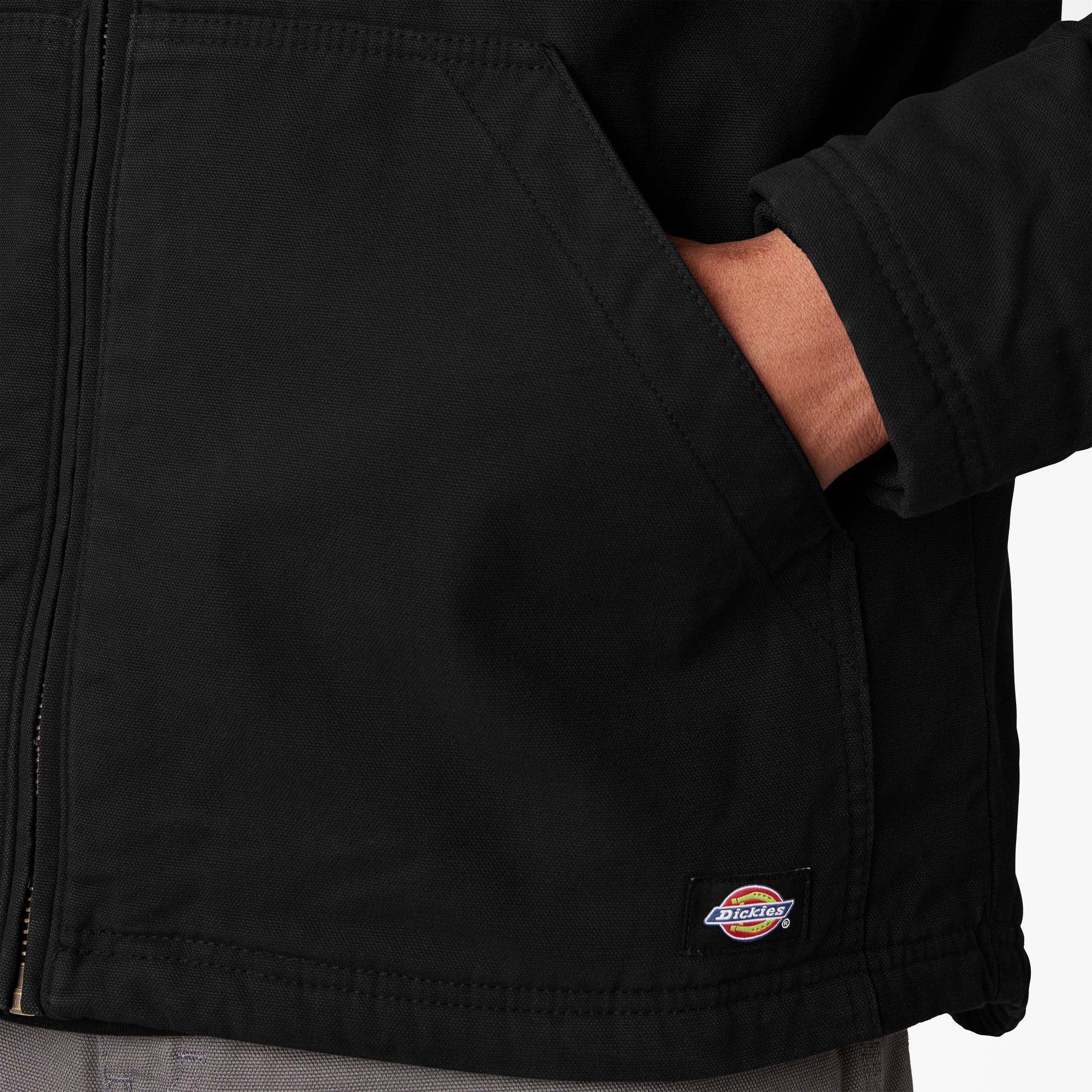 Duck Canvas High Pile Fleece Lined Jacket - Image 9