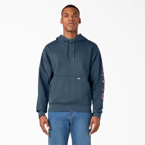 Water Repellent Sleeve Logo Hoodie