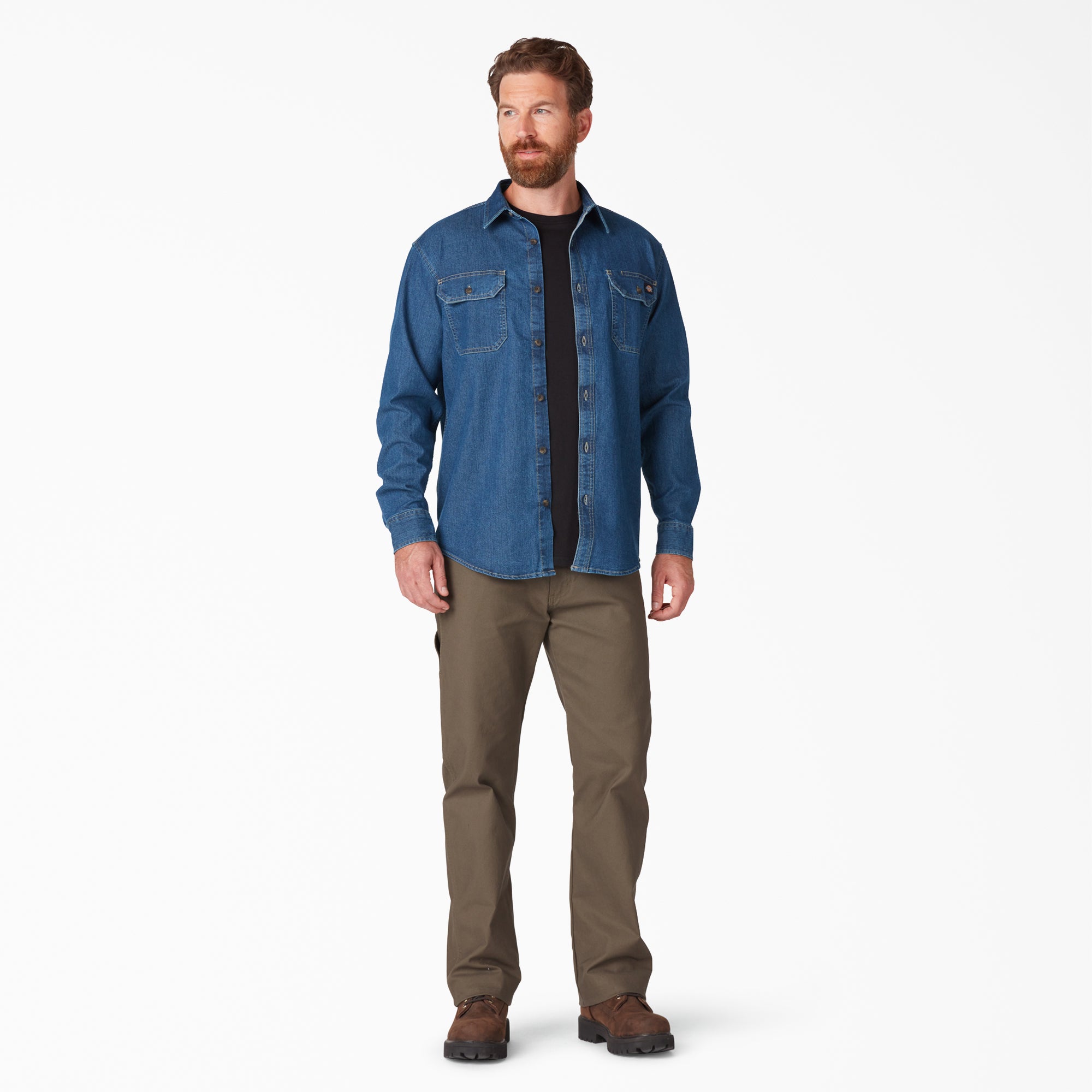 FLEX Denim Long Sleeve Shirt - Image 4
