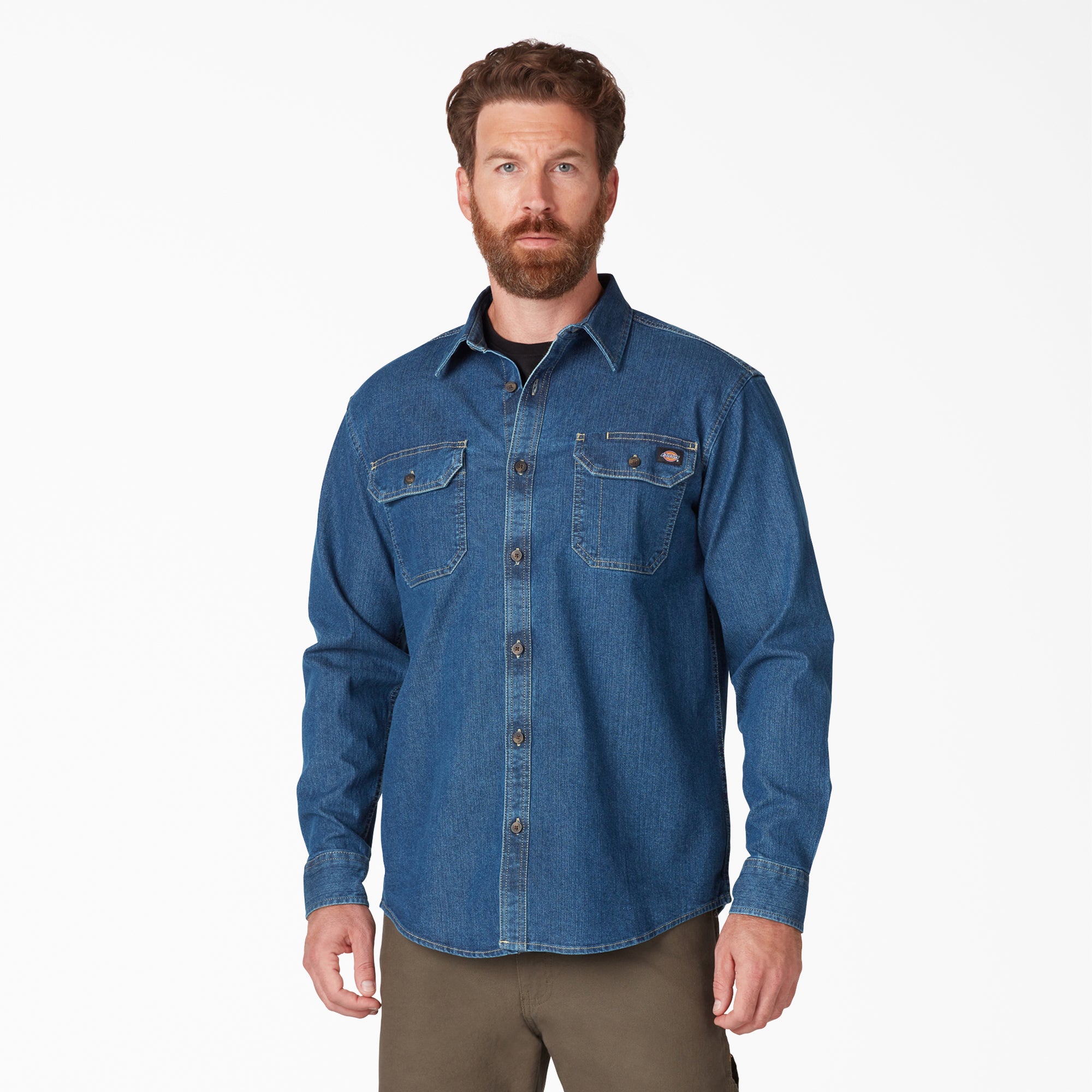 FLEX Denim Long Sleeve Shirt