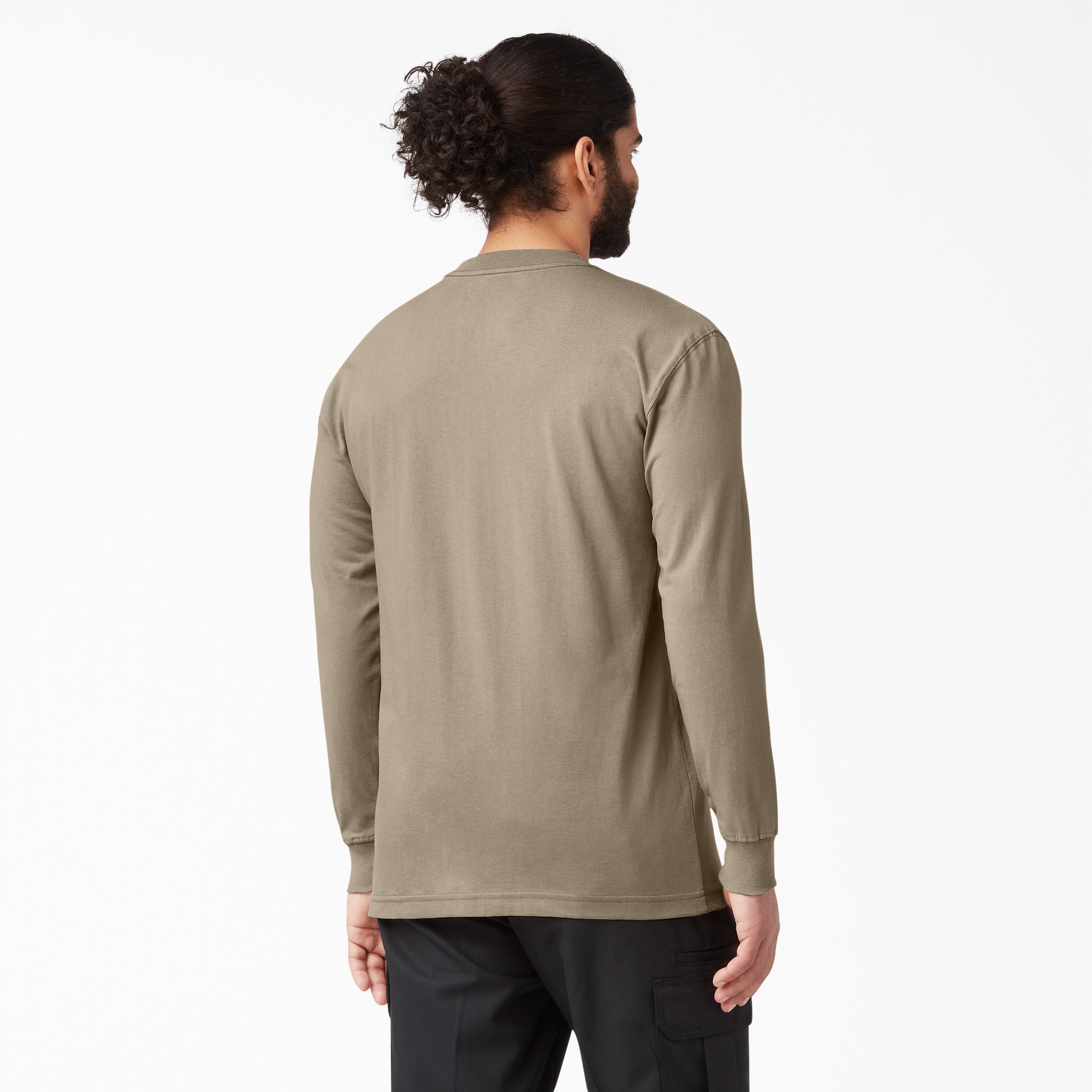Heavyweight Long Sleeve Pocket T-Shirt - Image 2
