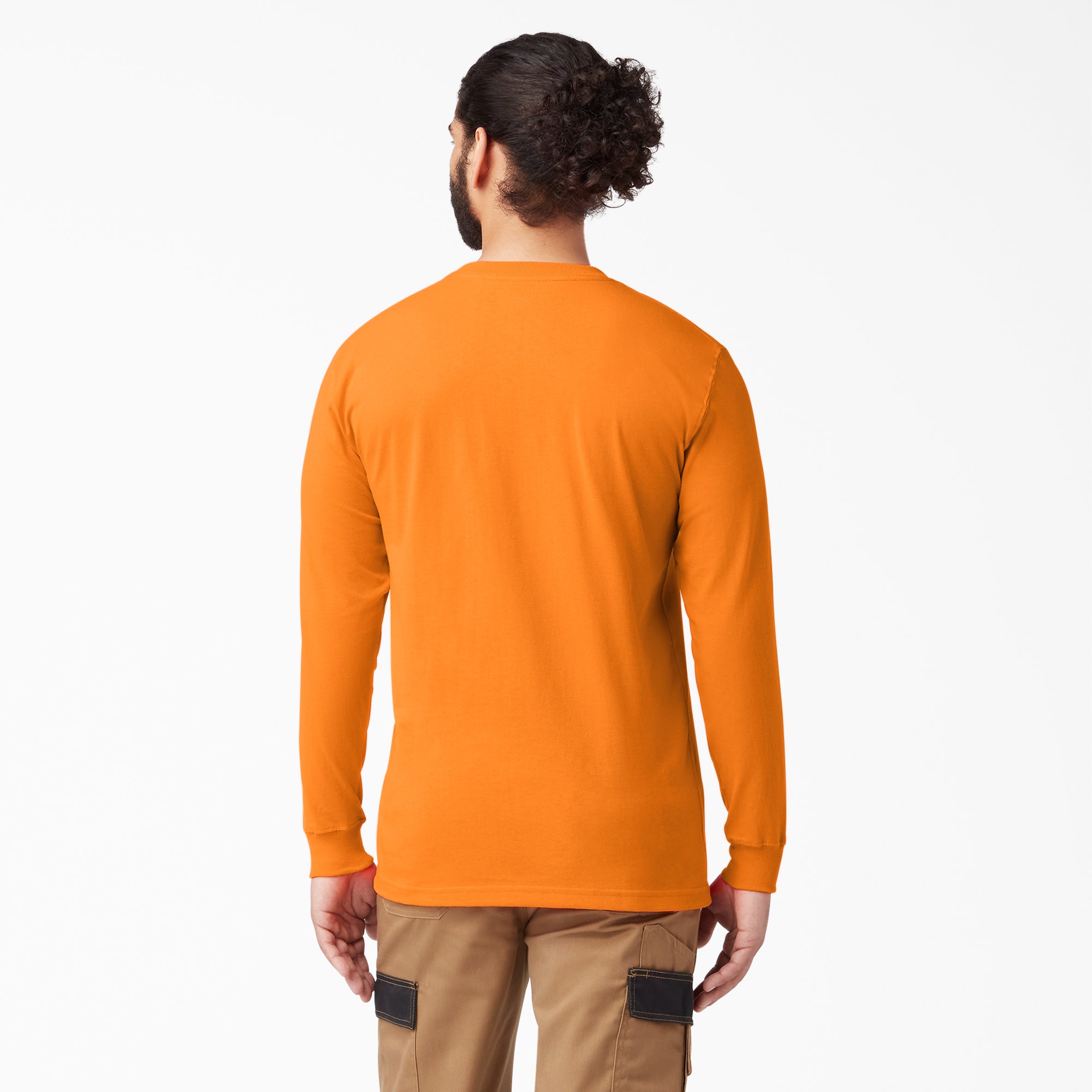 Heavyweight Long Sleeve Pocket T-Shirt - Image 2