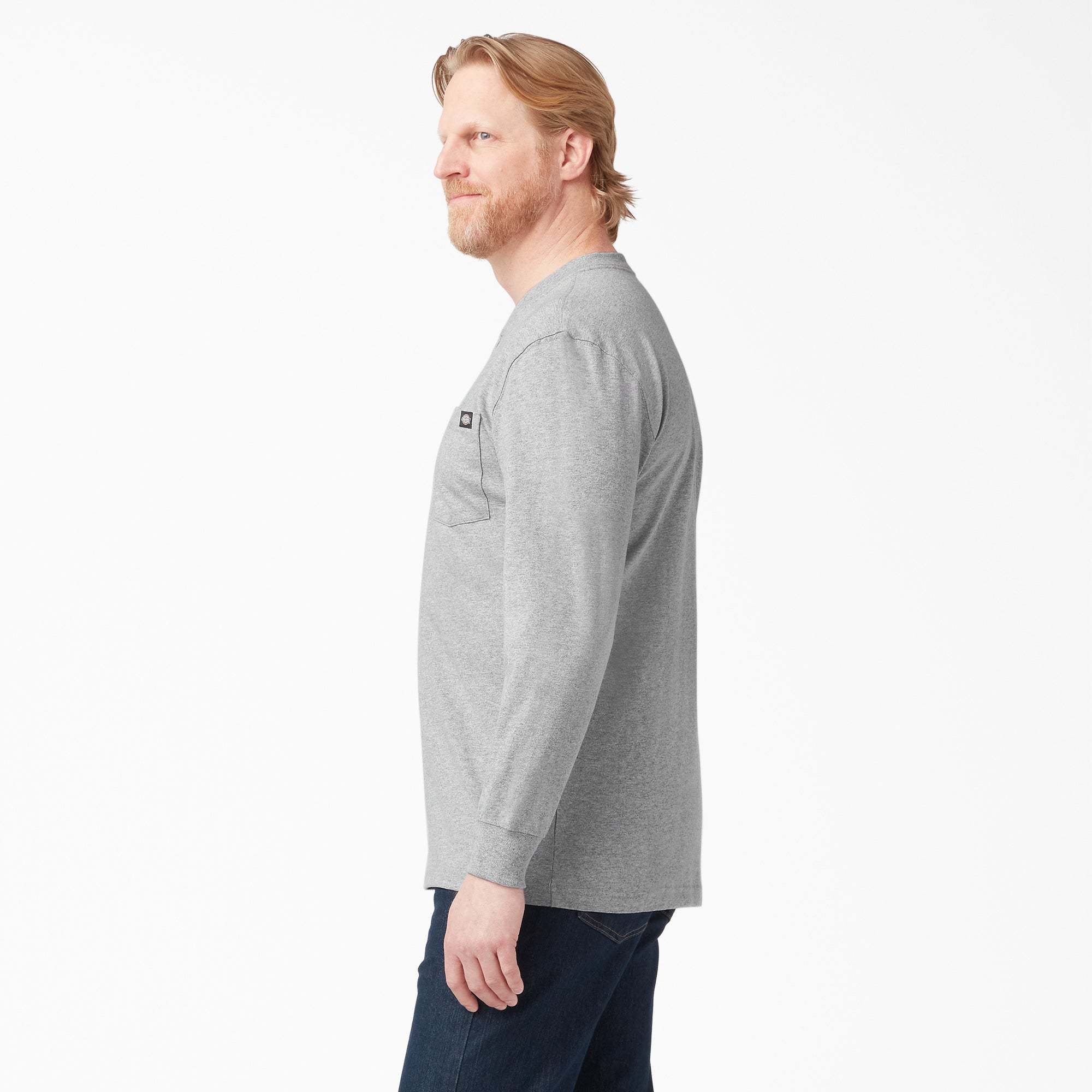 Heavyweight Long Sleeve Henley T-Shirt - Image 3