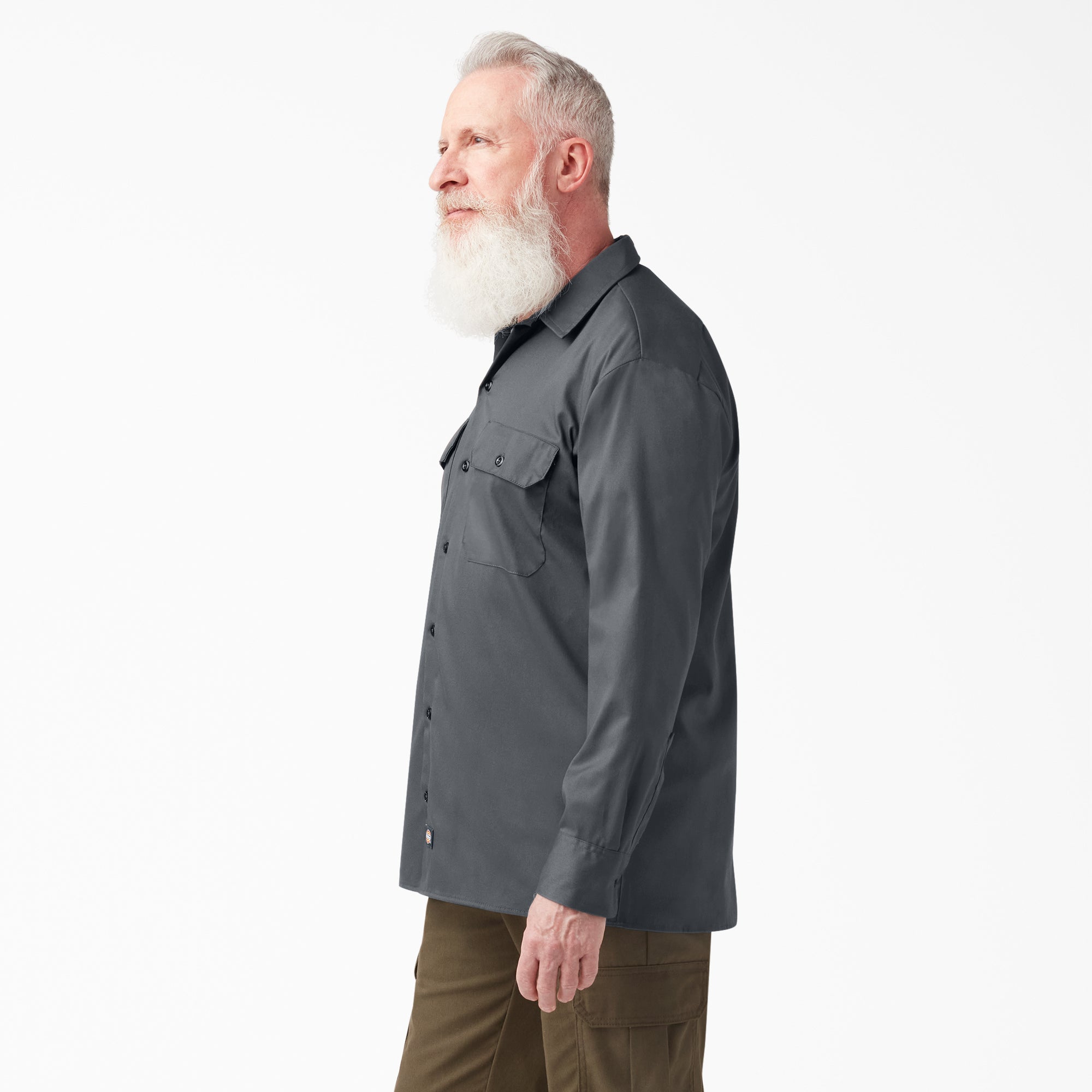 FLEX Relaxed Fit Long Sleeve Work Shirt - Image 3
