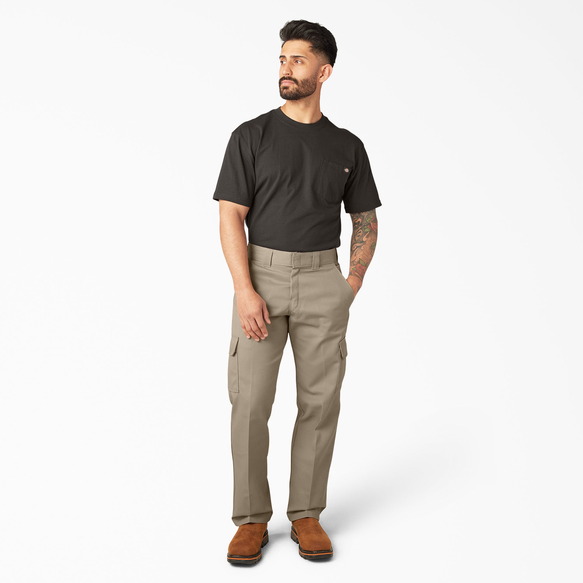 Relaxed Fit Cargo Work Pants - Image 4