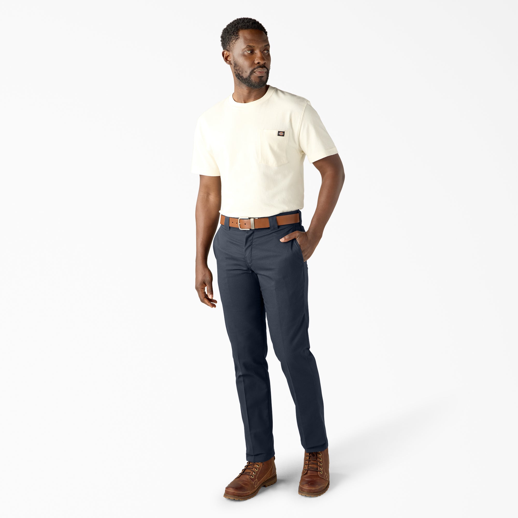 FLEX Slim Fit Tapered Leg Multi-Use Pocket Work Pants - Image 5