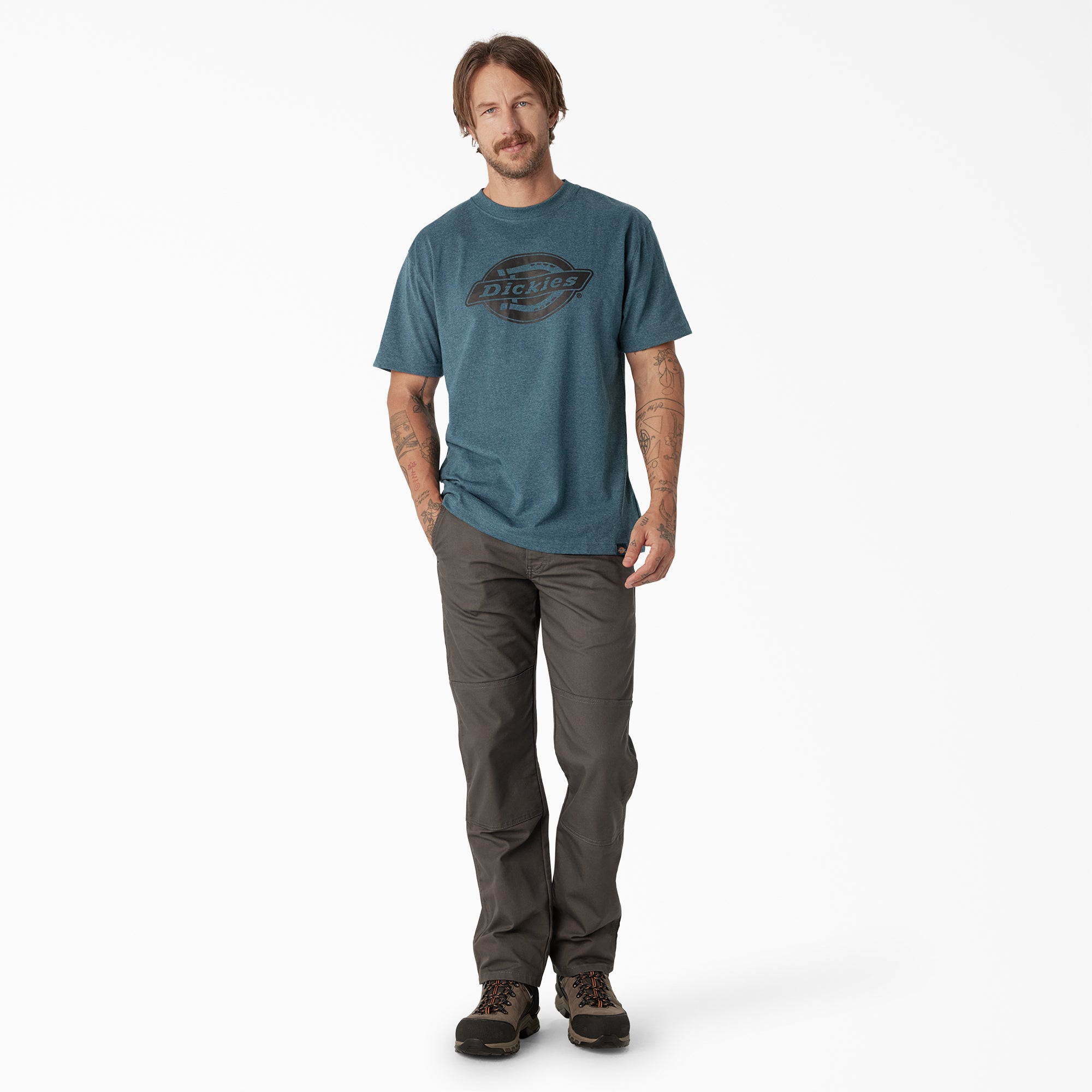 Short Sleeve Heavyweight Logo T-Shirt - Image 4