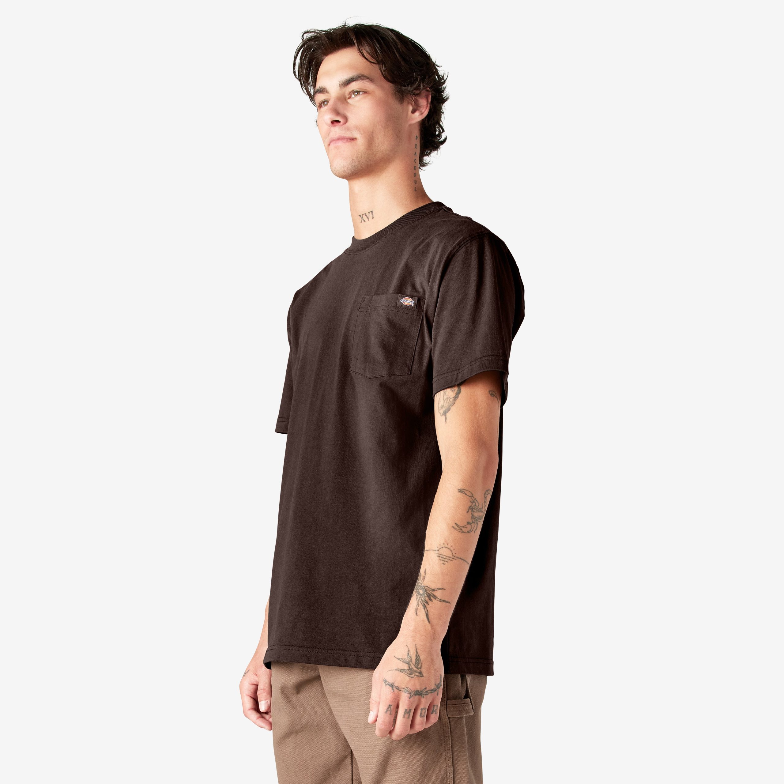 Heavyweight Short Sleeve Pocket T-Shirt - Image 3
