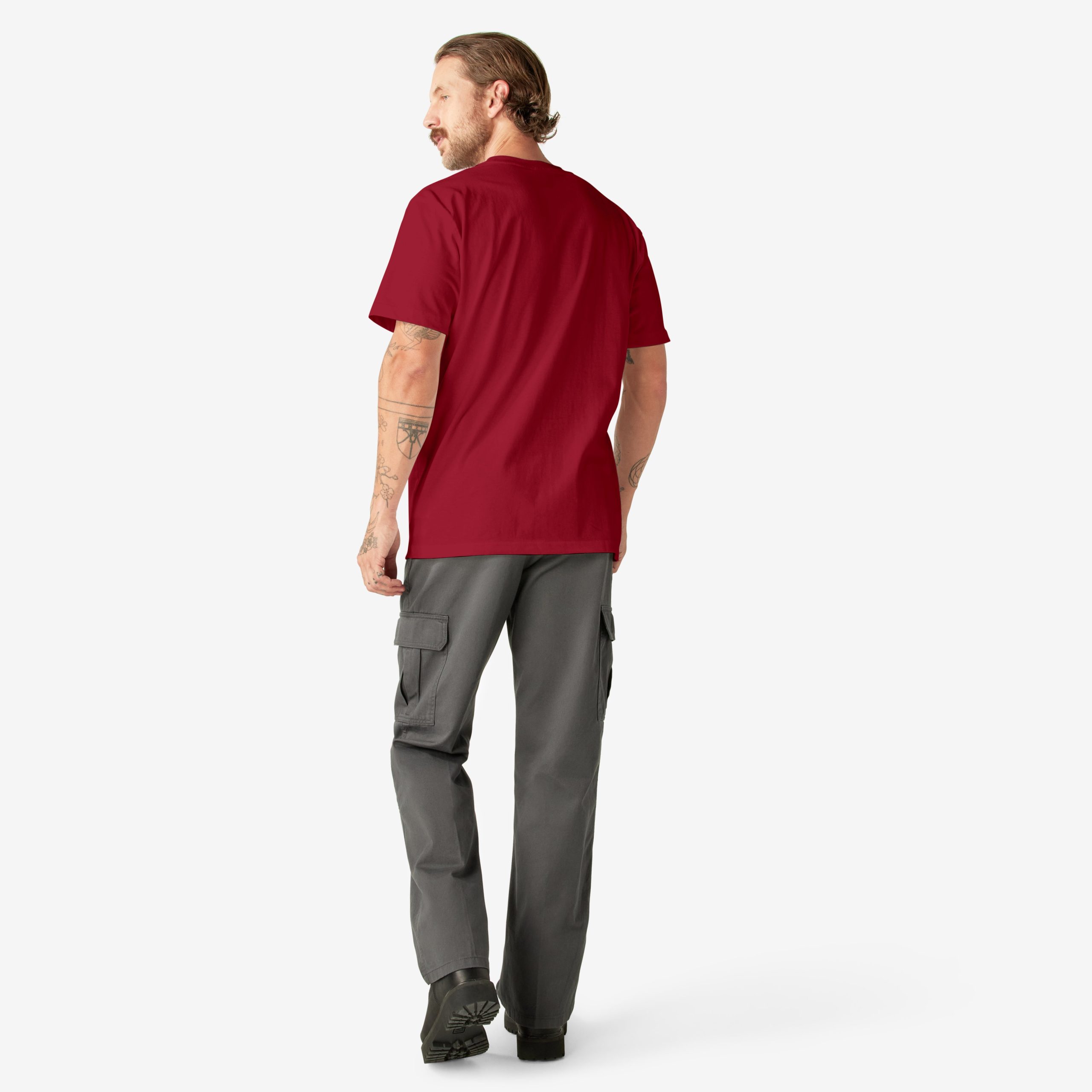 Heavyweight Short Sleeve Pocket T-Shirt - Image 5