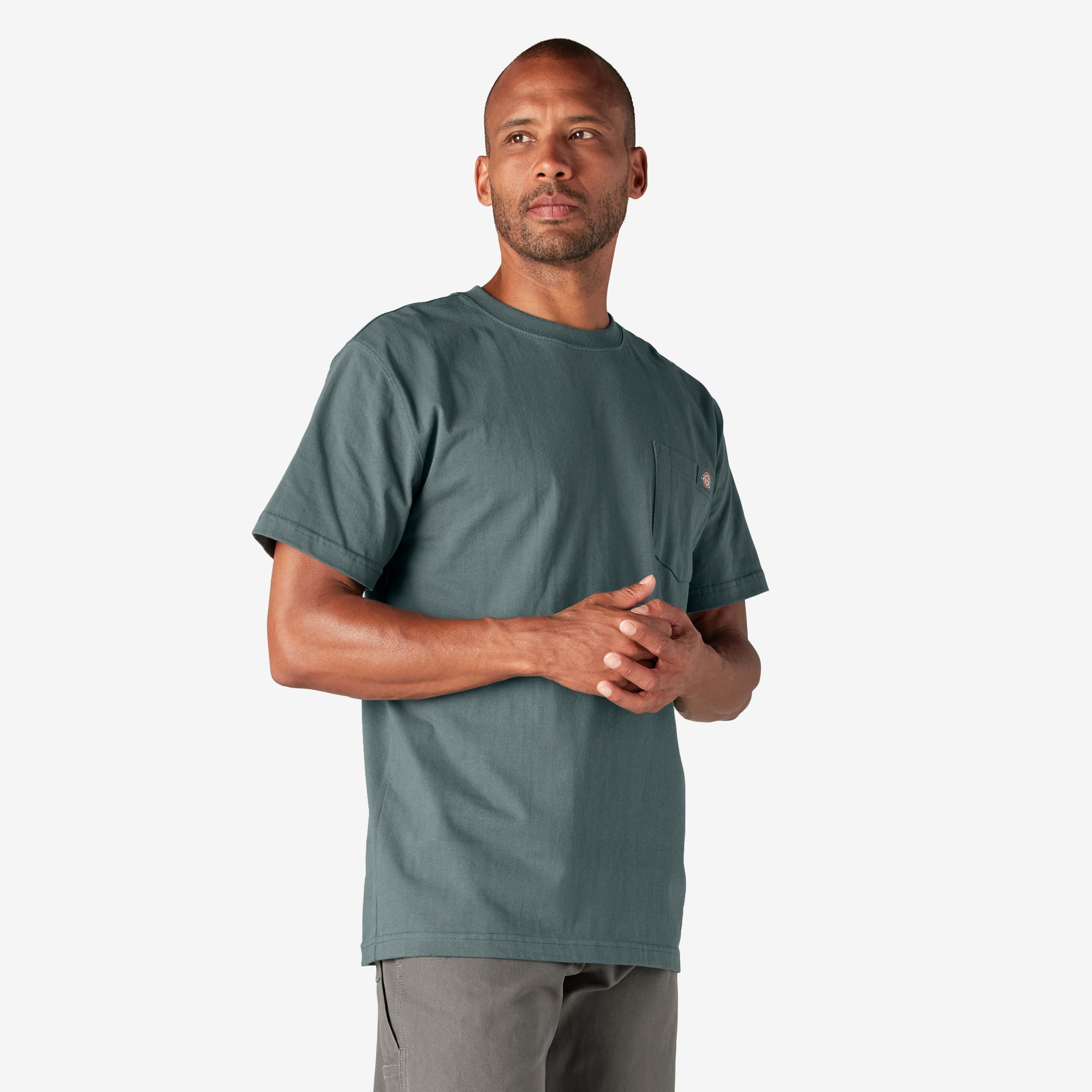 Heavyweight Short Sleeve Pocket T-Shirt - Image 4