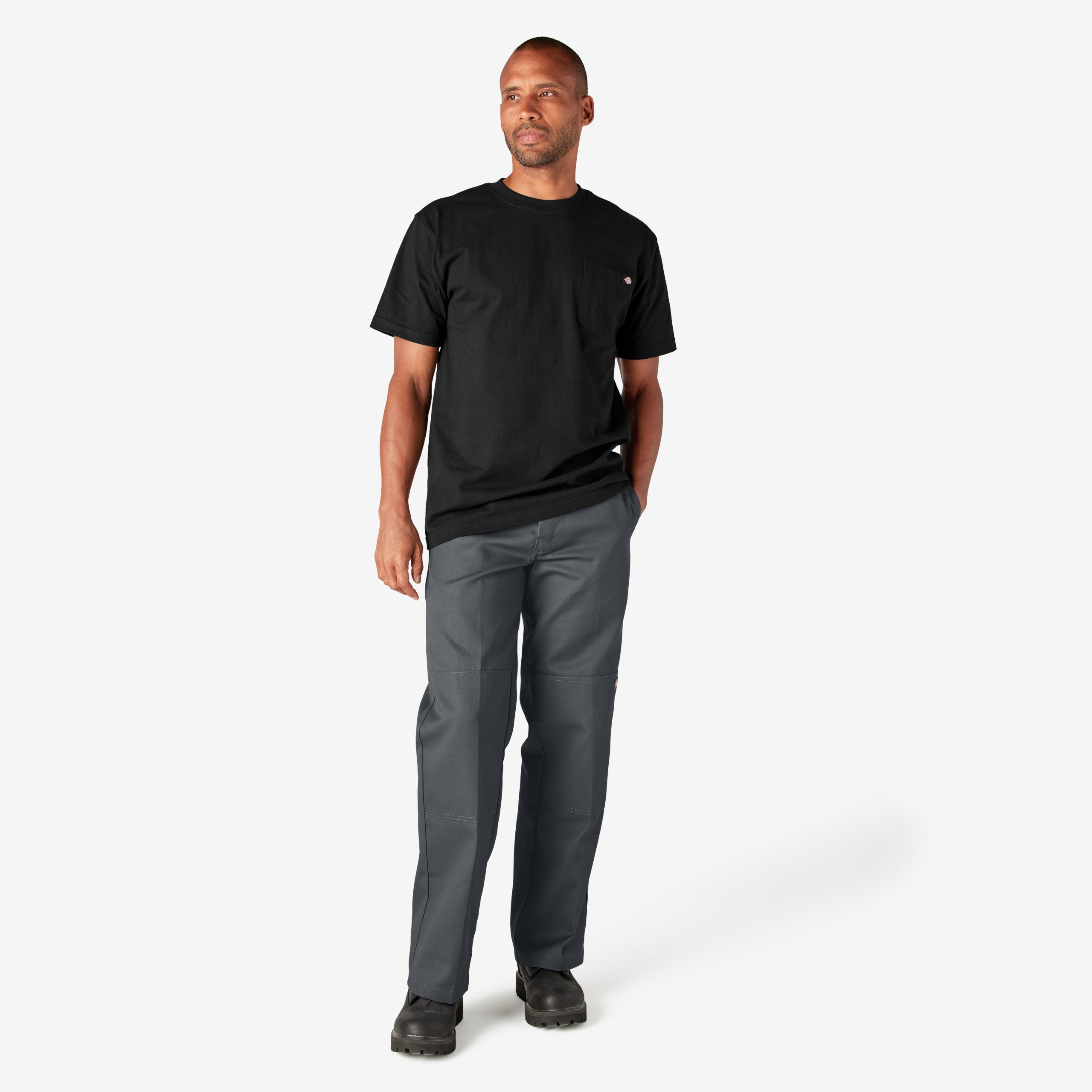 Heavyweight Short Sleeve Pocket T-Shirt - Image 5