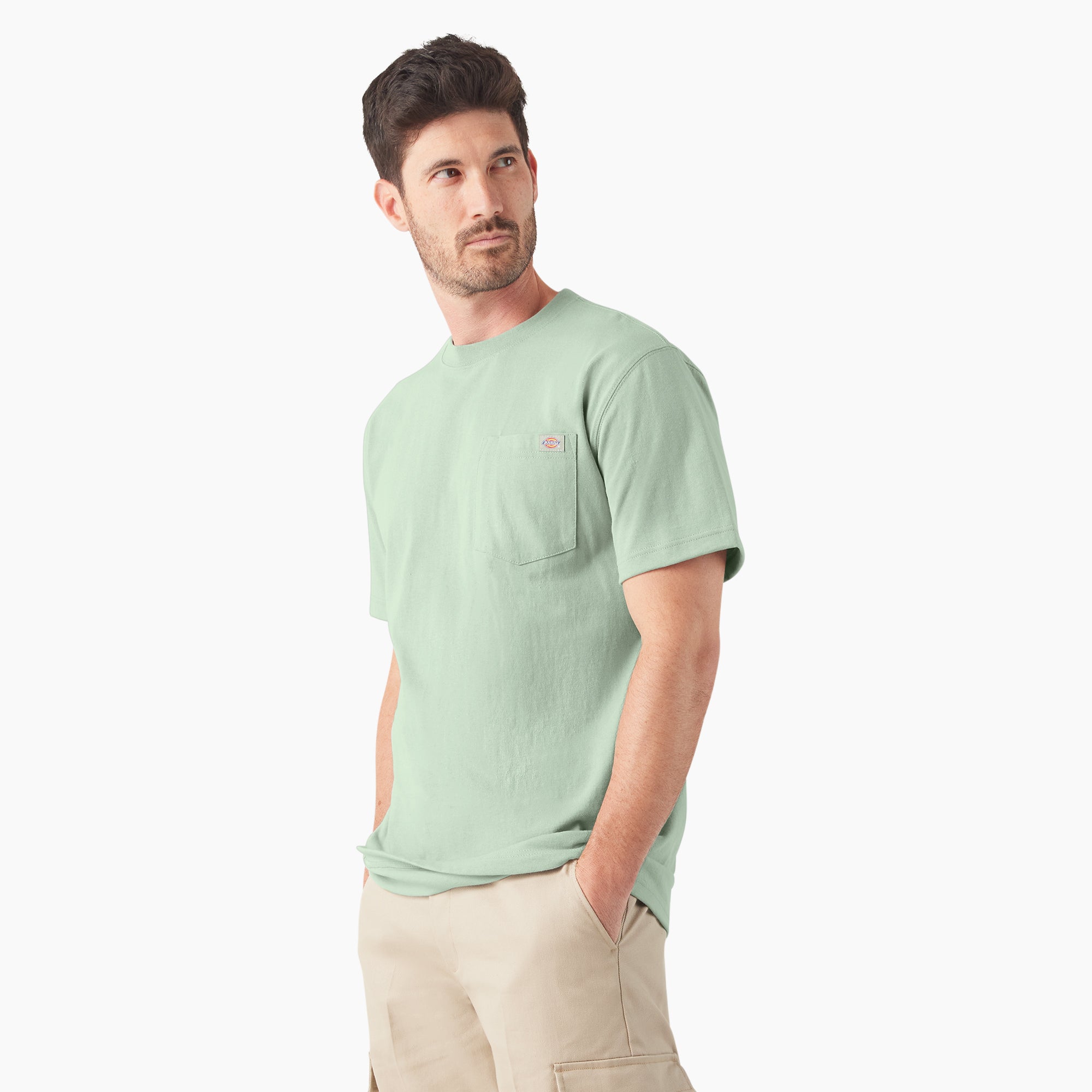 Heavyweight Short Sleeve Pocket T-Shirt - Image 3