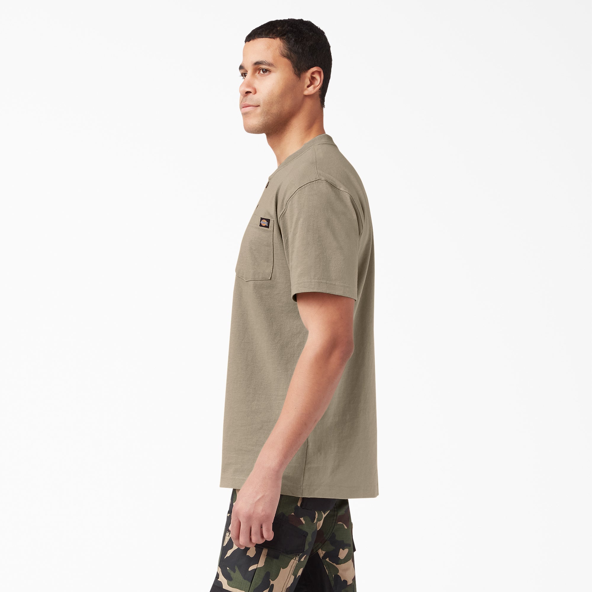 Heavyweight Short Sleeve Henley T-Shirt - Image 3