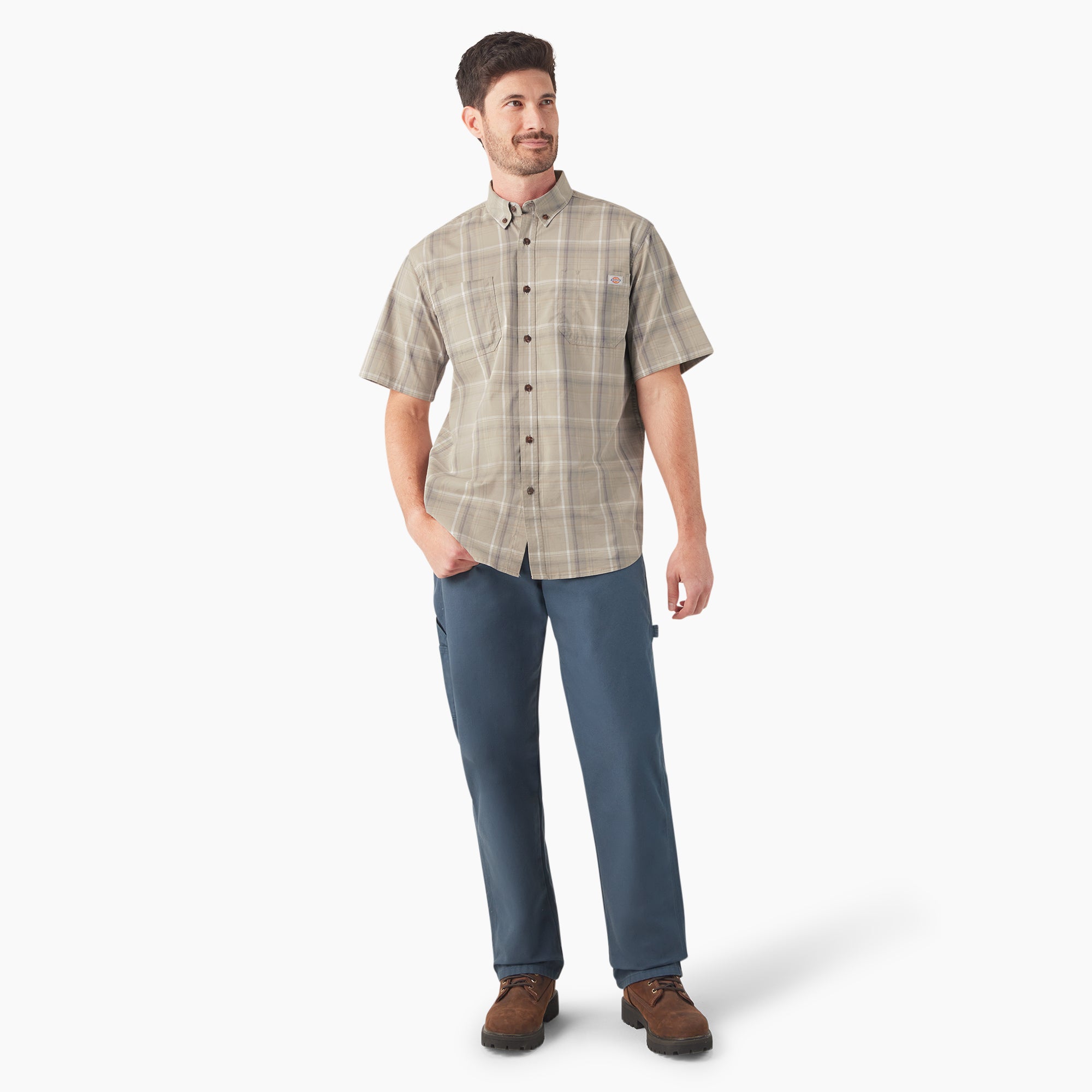 Short Sleeve Woven Shirt - Image 4