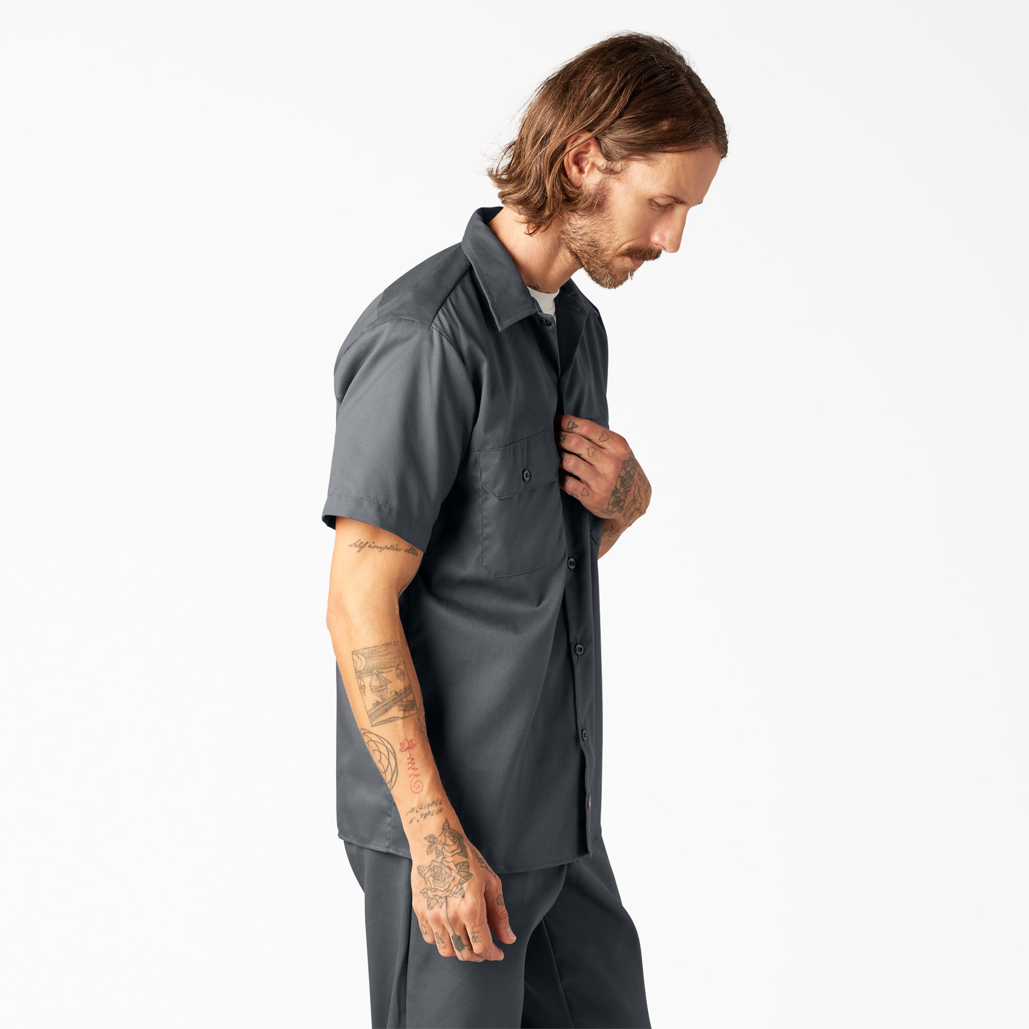 FLEX Slim Fit Short Sleeve Work Shirt - Image 4