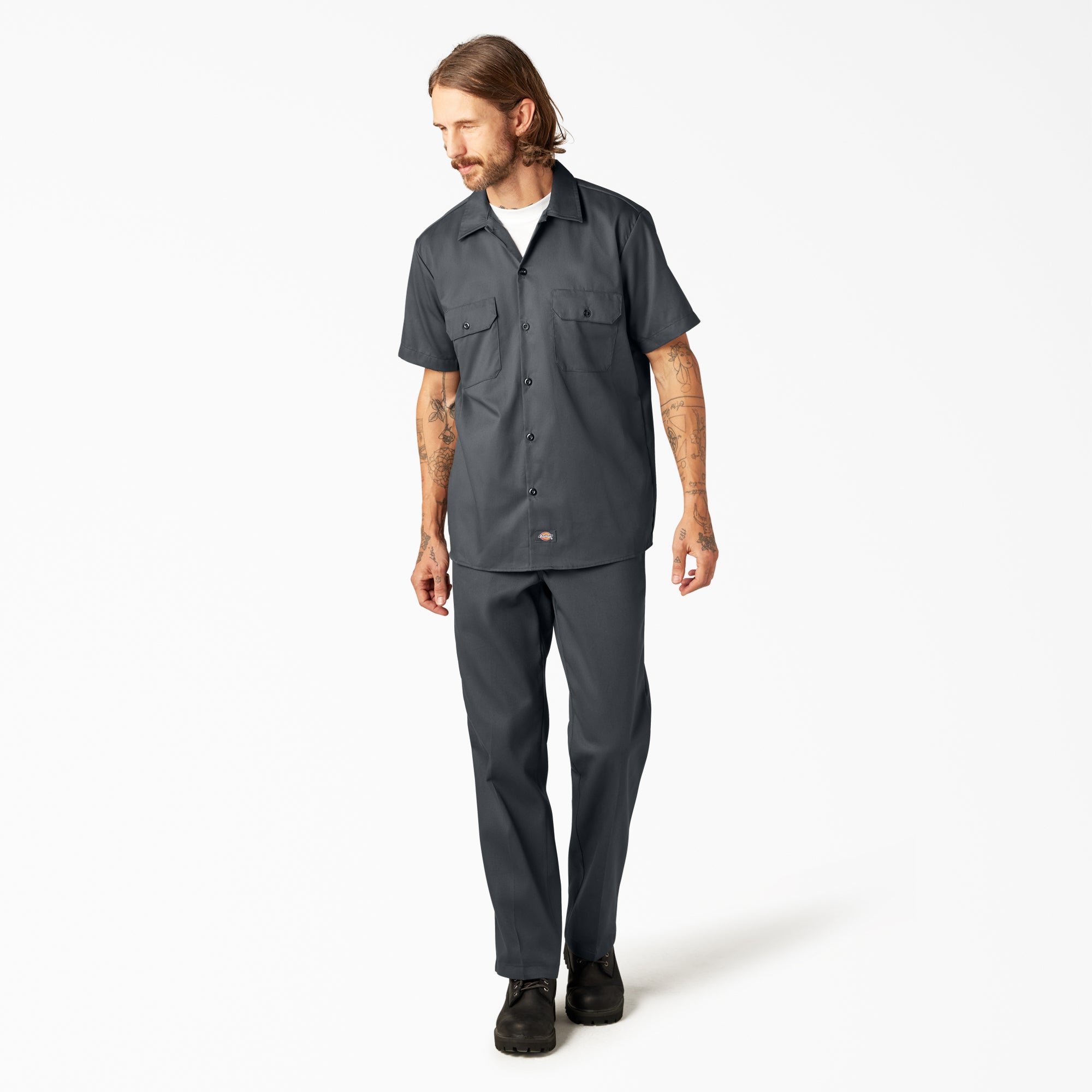 FLEX Slim Fit Short Sleeve Work Shirt - Image 5