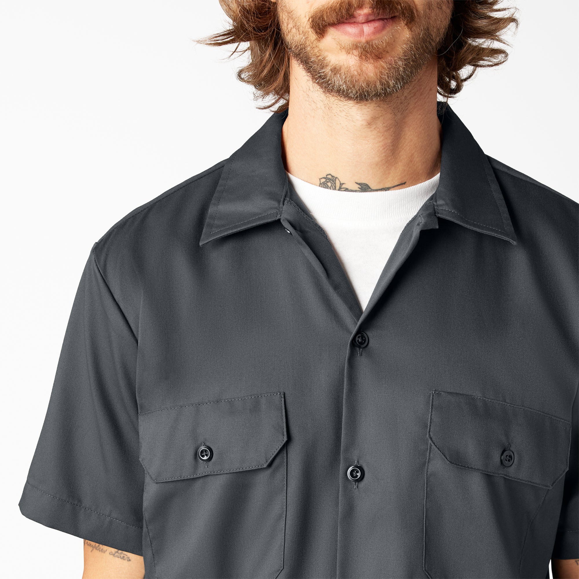 FLEX Slim Fit Short Sleeve Work Shirt - Image 7