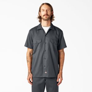 FLEX Slim Fit Short Sleeve Work Shirt