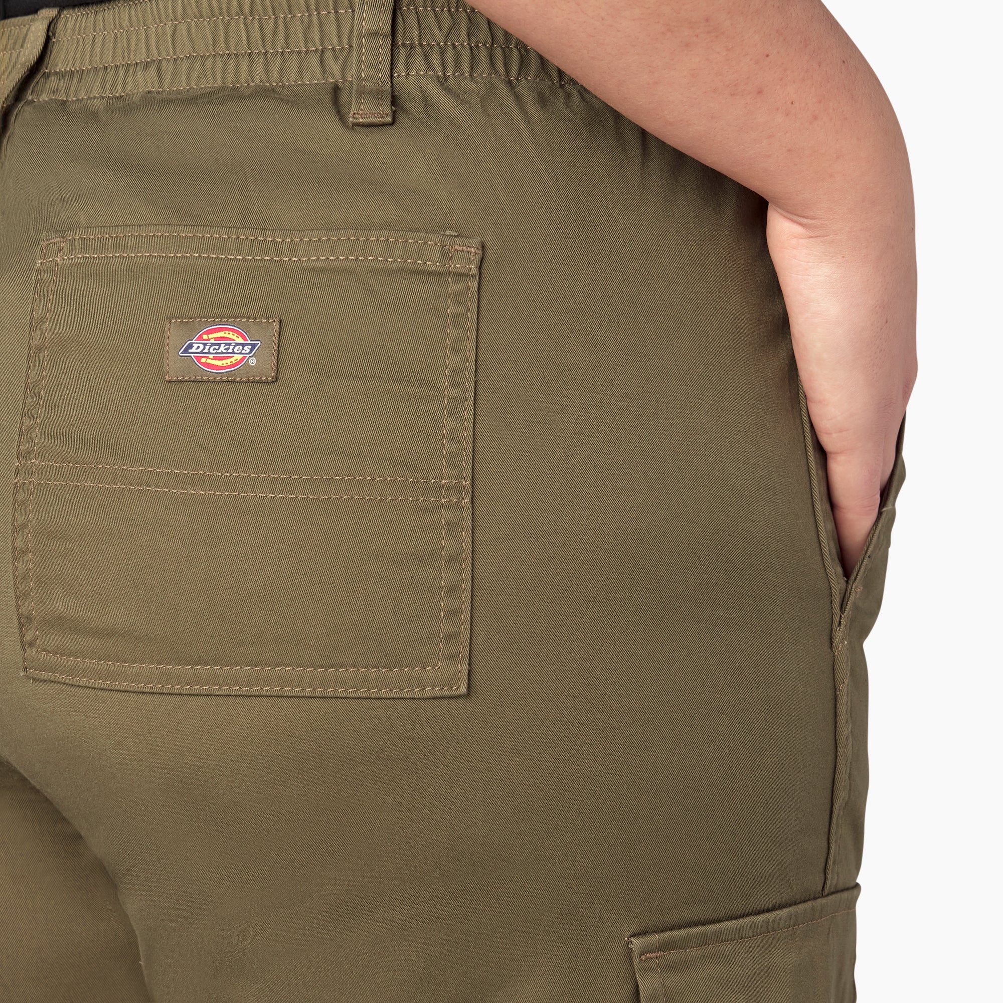 Women's Plus High Rise Fit Cargo Pants - Image 10