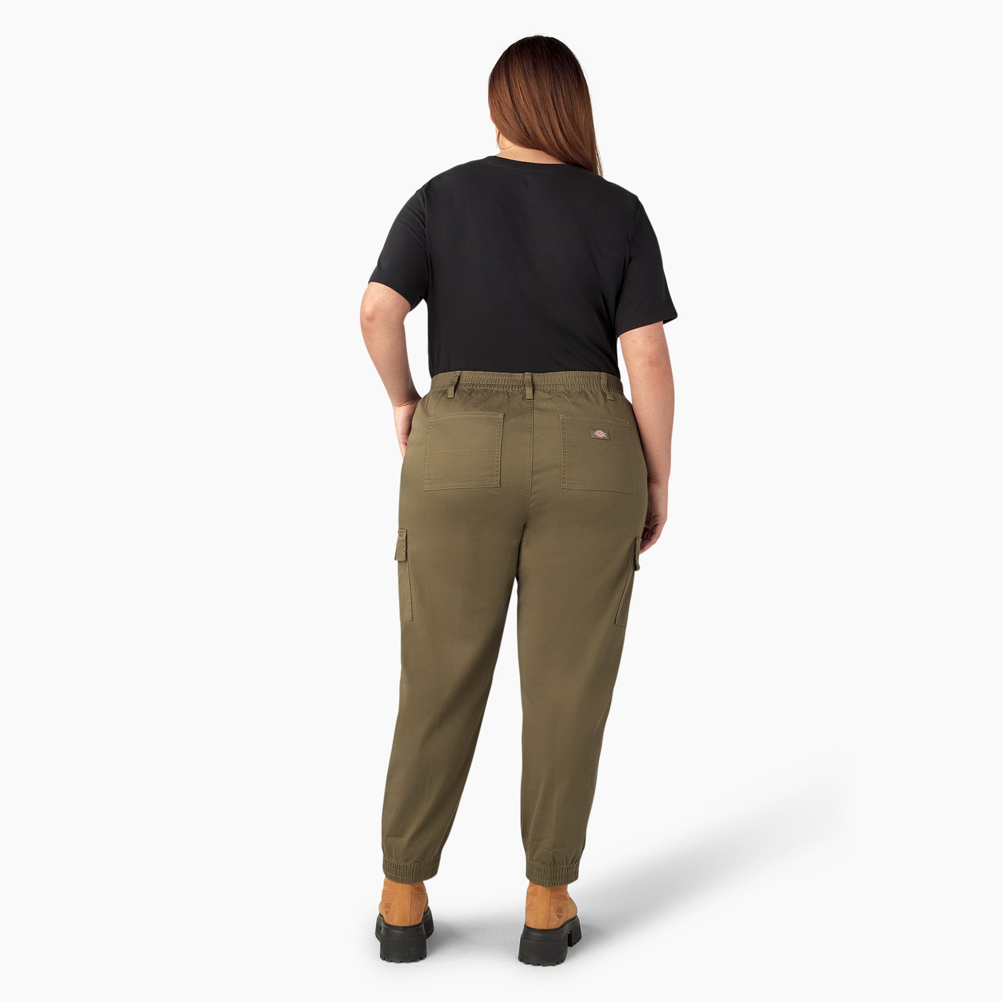 Women's Plus High Rise Fit Cargo Pants - Image 6