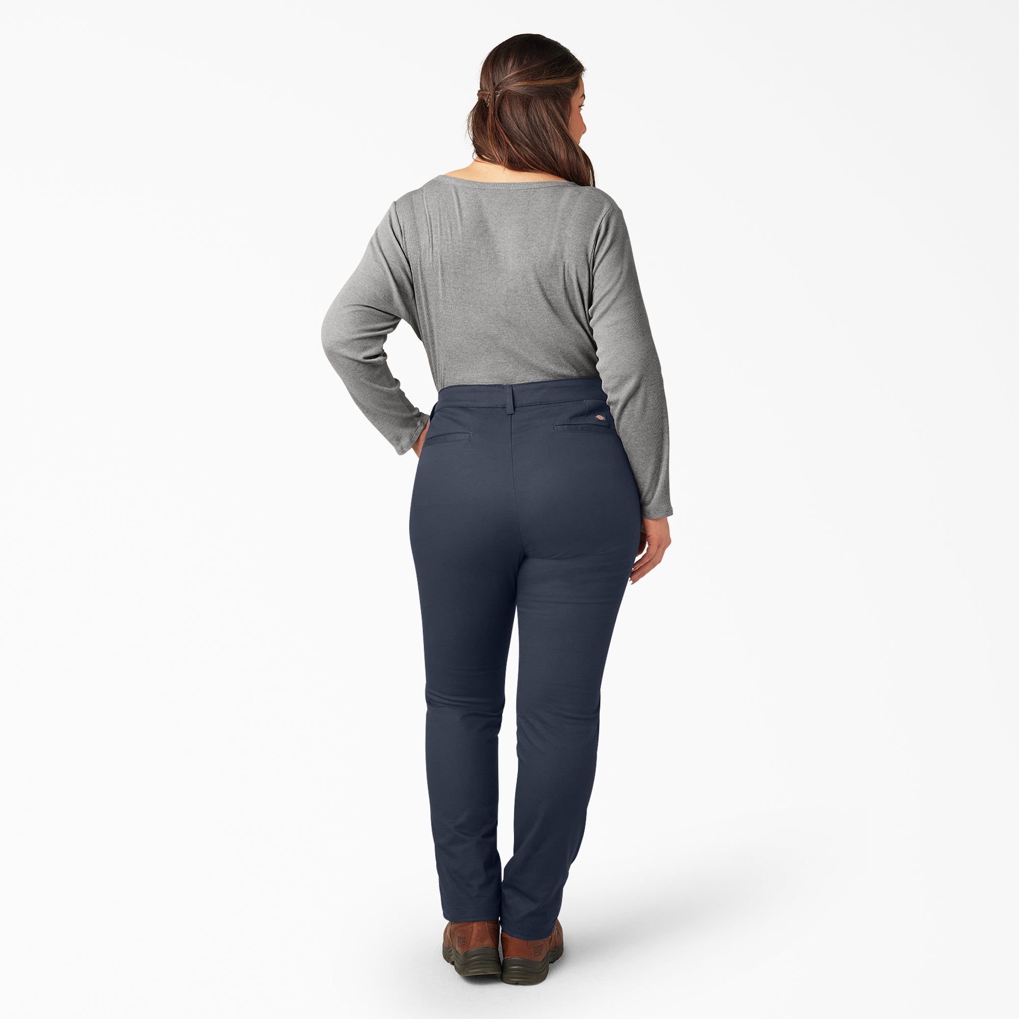 Women's Plus Mid Rise Skinny Leg Pants - Image 6