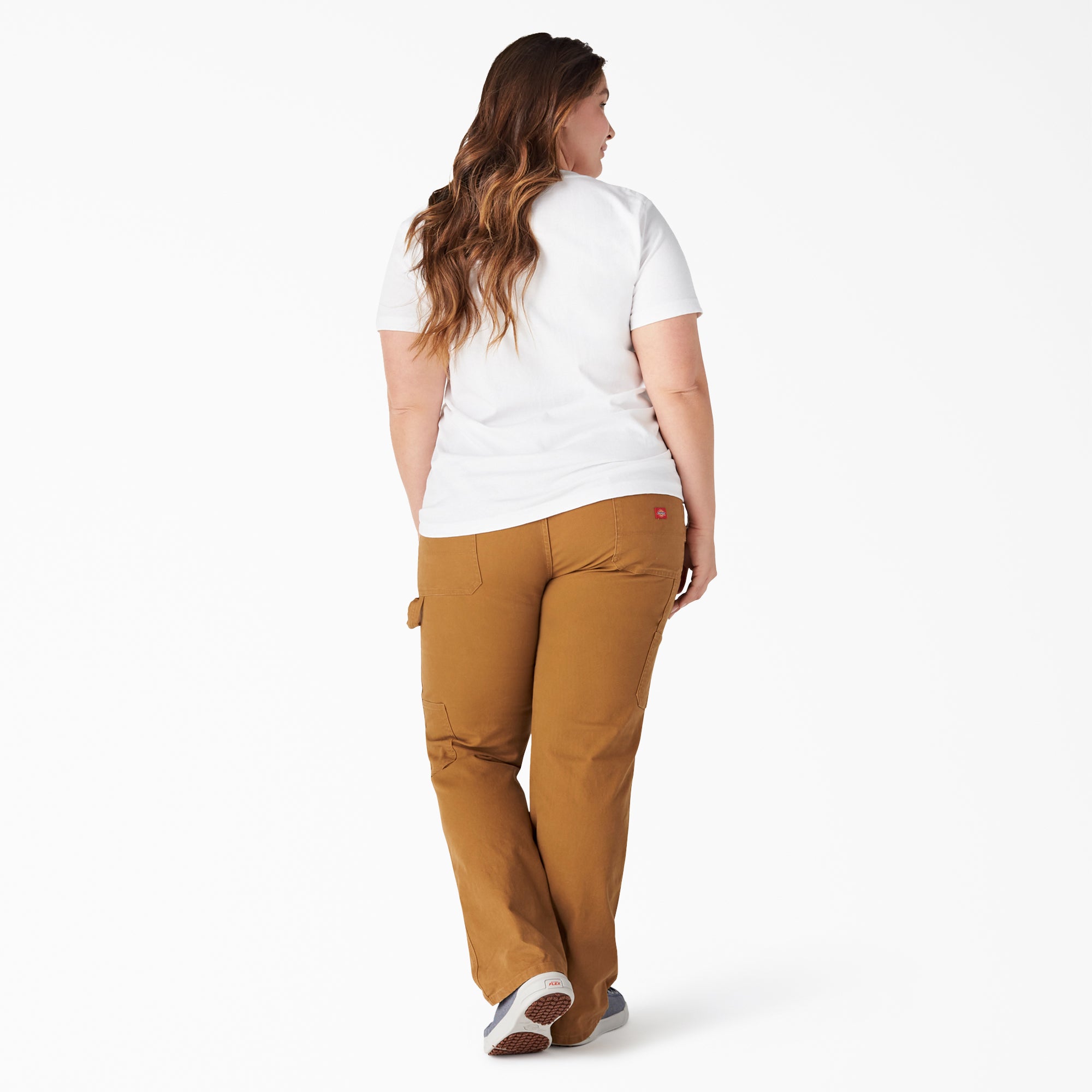 Women's Plus Heavyweight Short Sleeve Pocket T-Shirt - Image 4