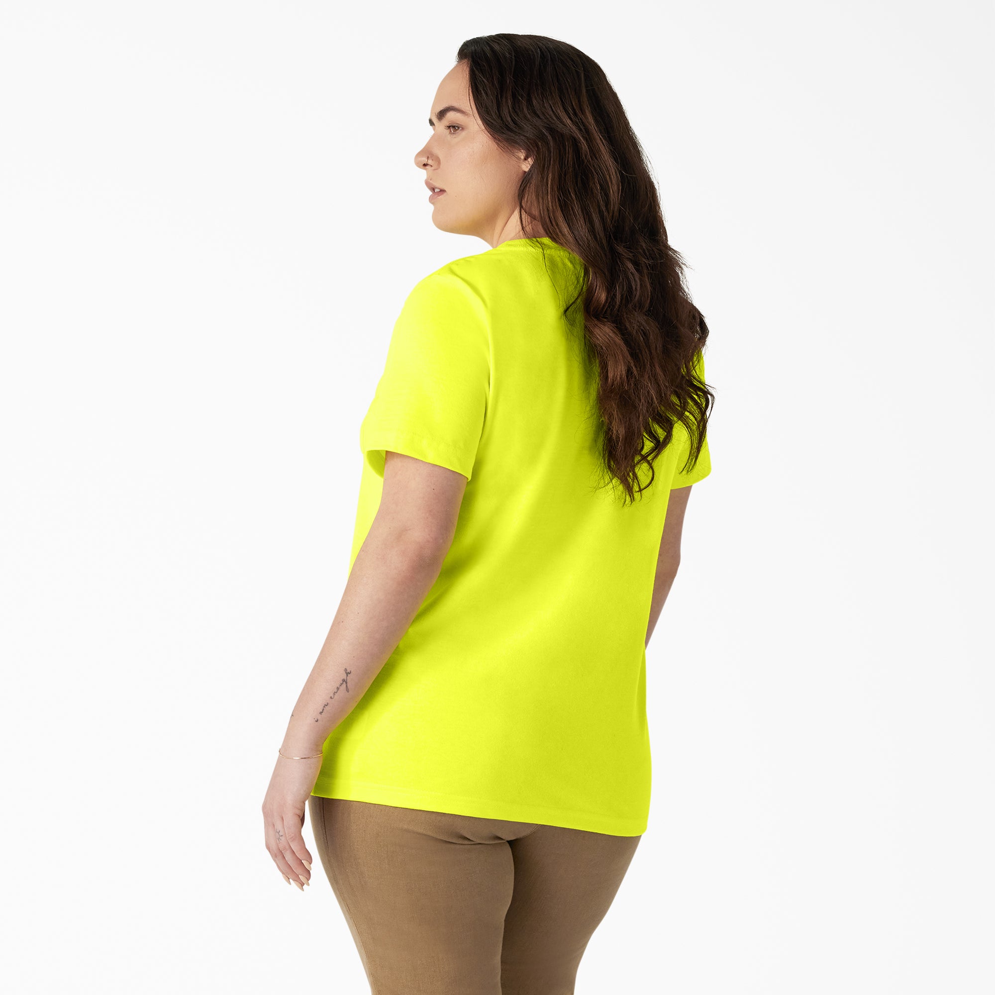Women's Plus Heavyweight Short Sleeve Pocket T-Shirt - Image 2