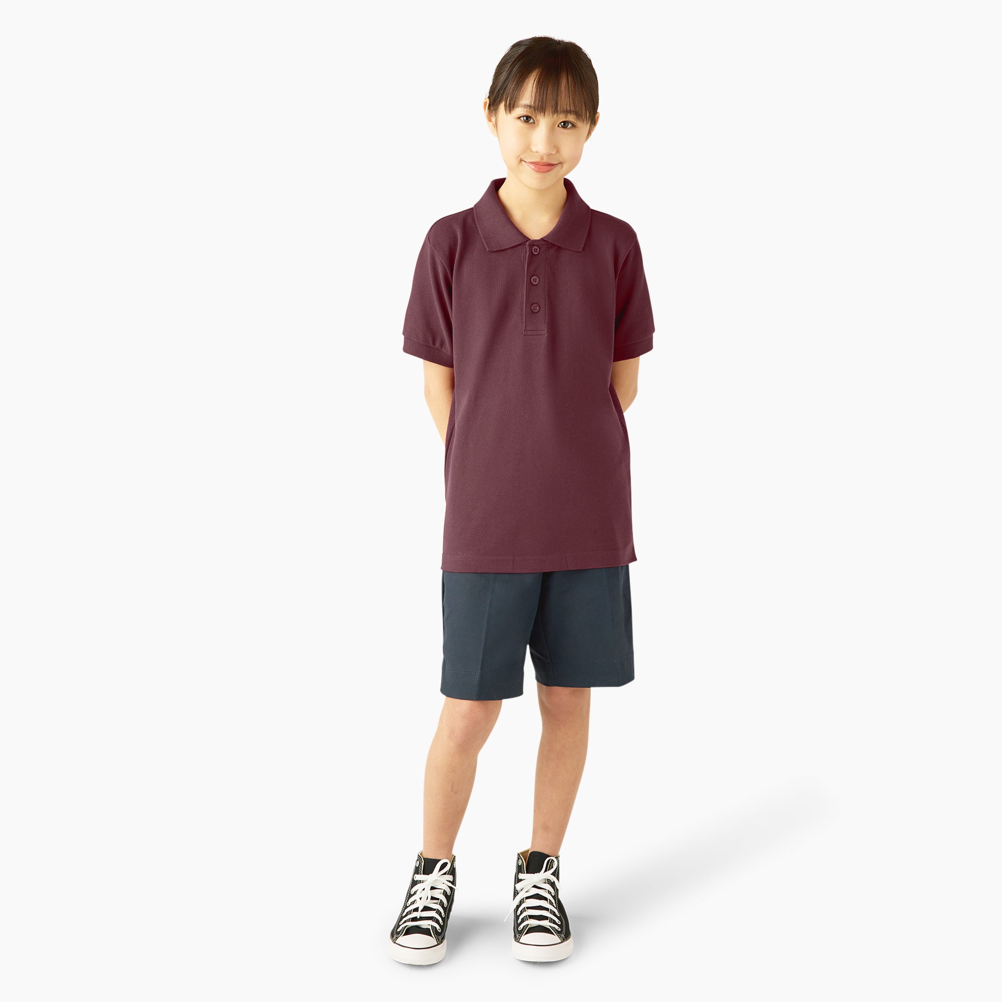 Kids' Piqu?? Short Sleeve Polo - Image 4