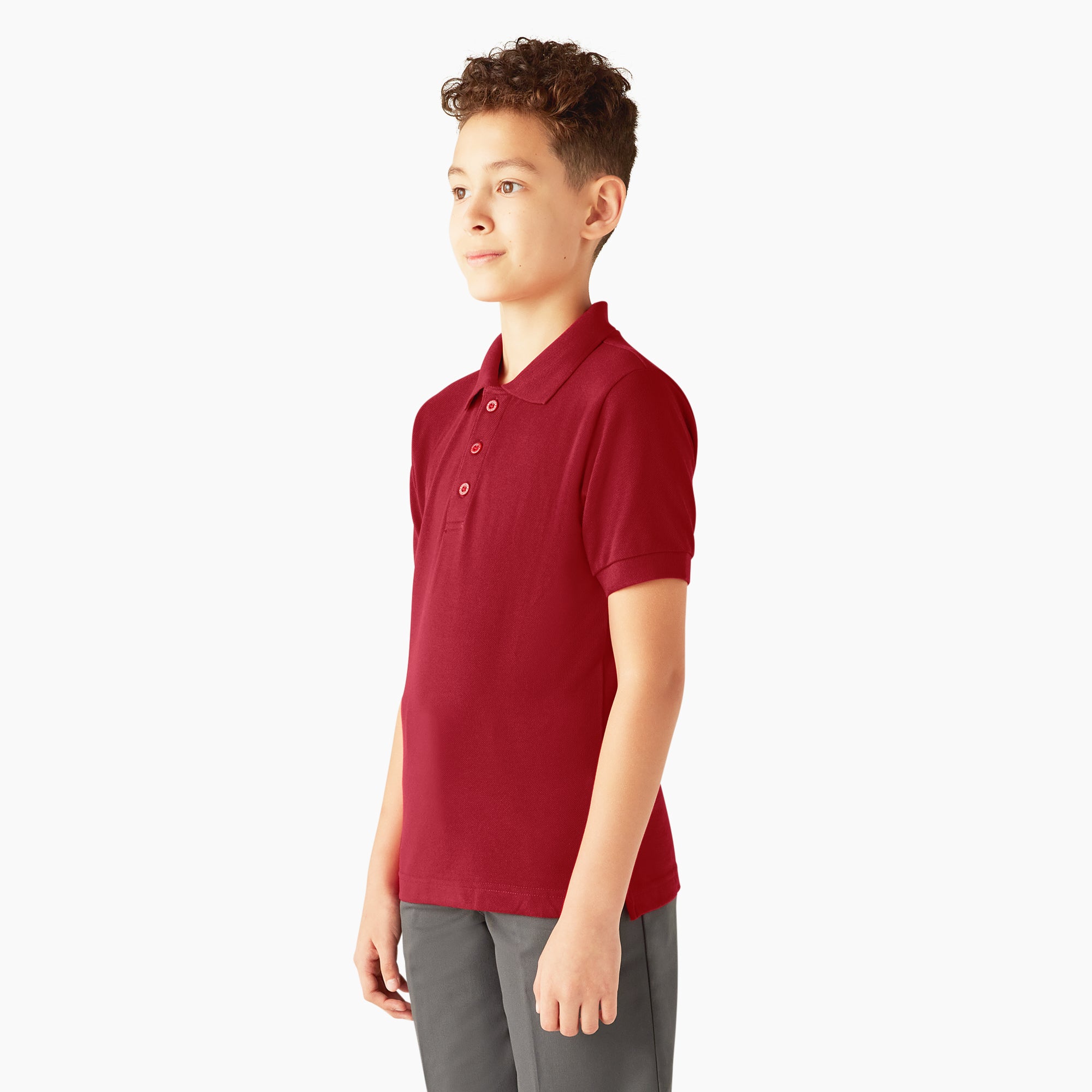 Kids' Piqu?? Short Sleeve Polo - Image 3