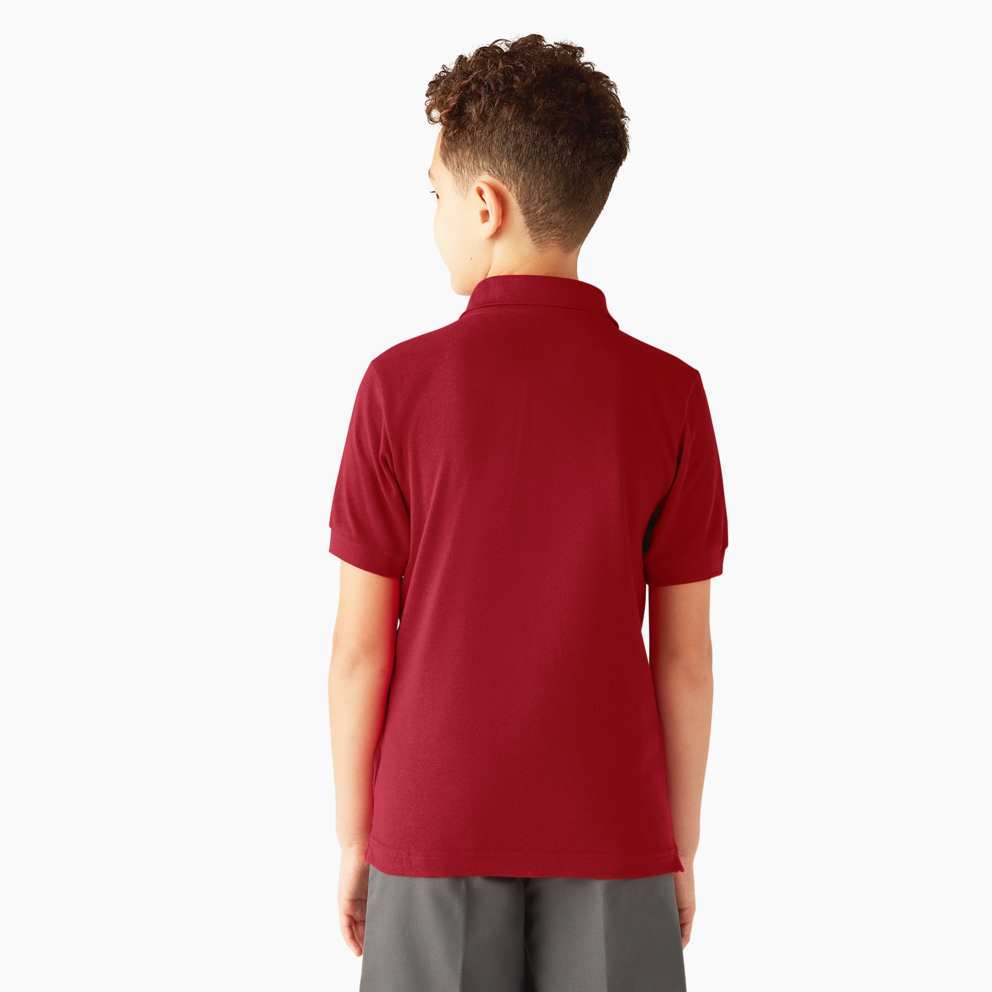 Kids' Piqu?? Short Sleeve Polo - Image 2