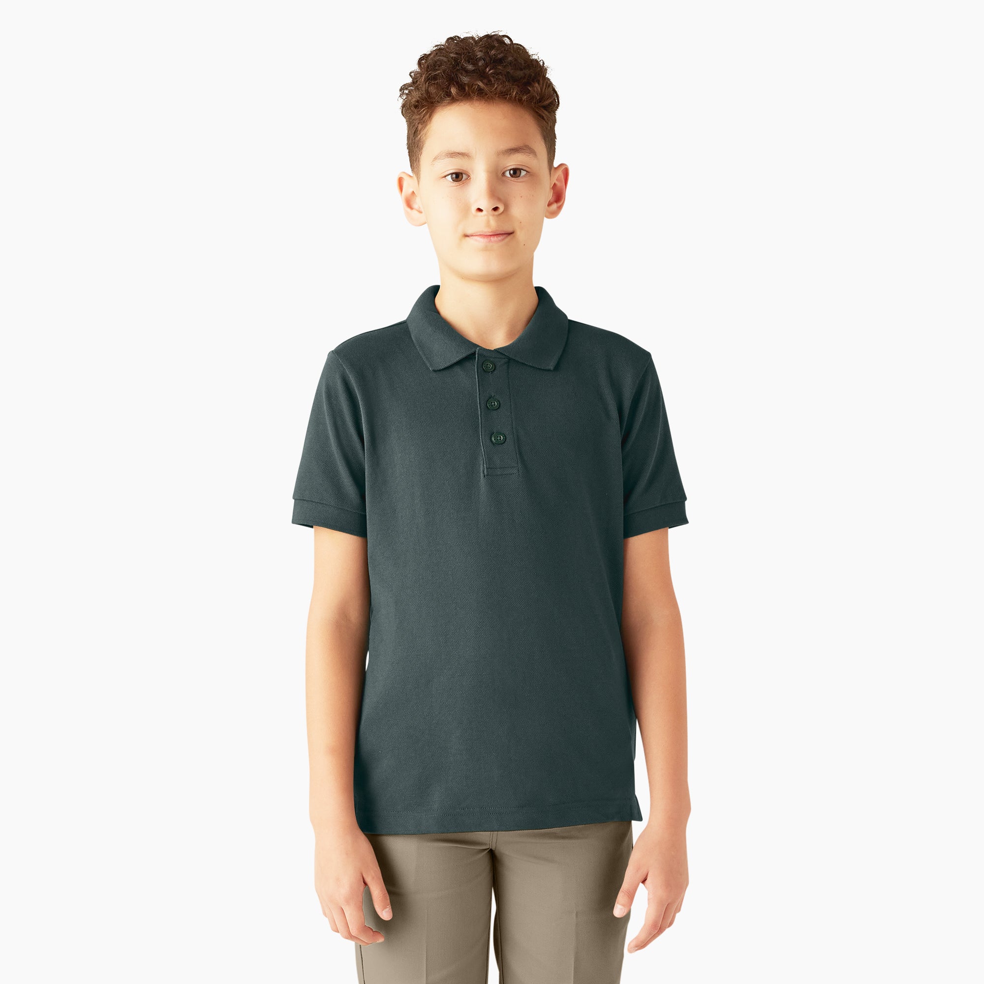 Kids' Piqu?? Short Sleeve Polo