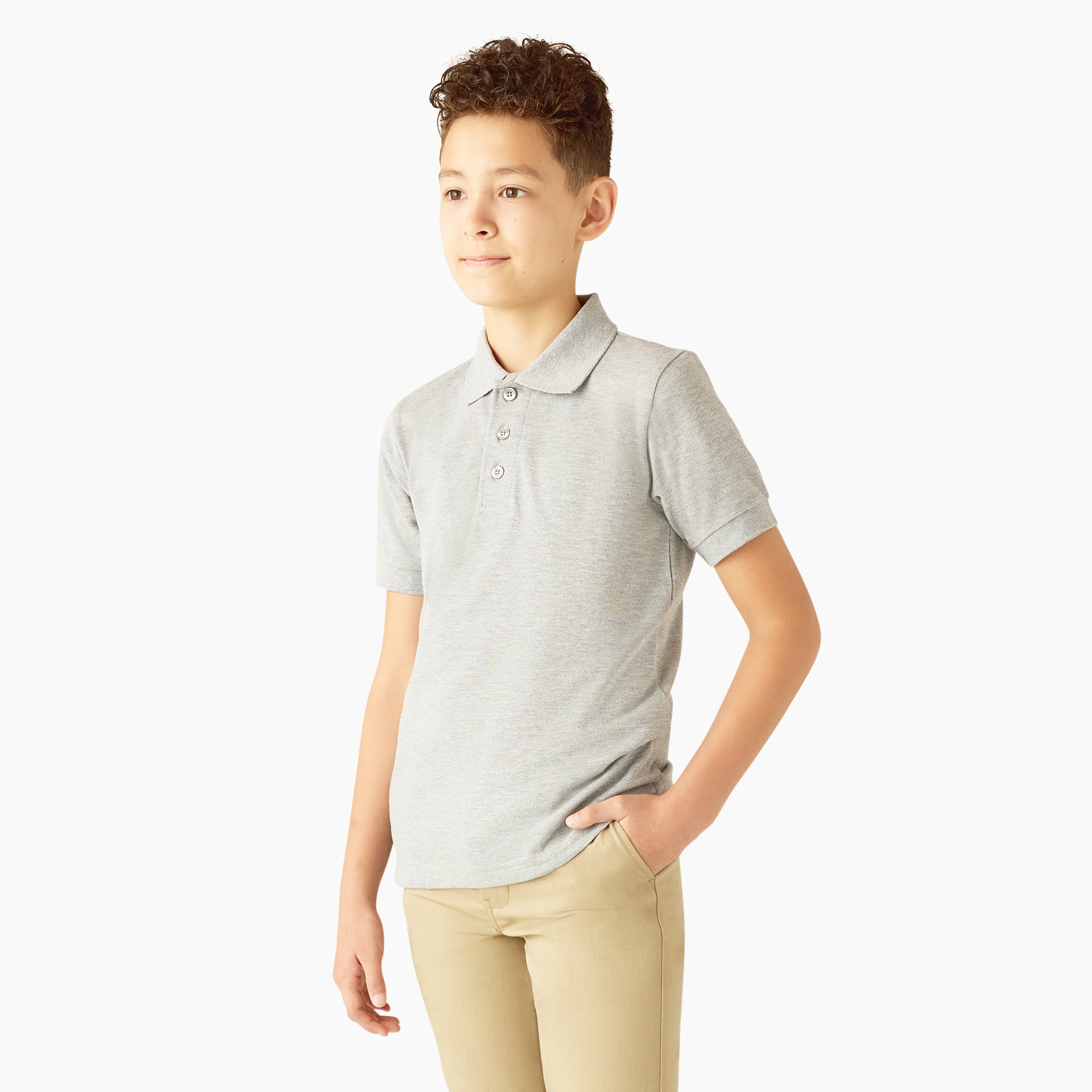 Kids' Piqu?? Short Sleeve Polo - Image 3