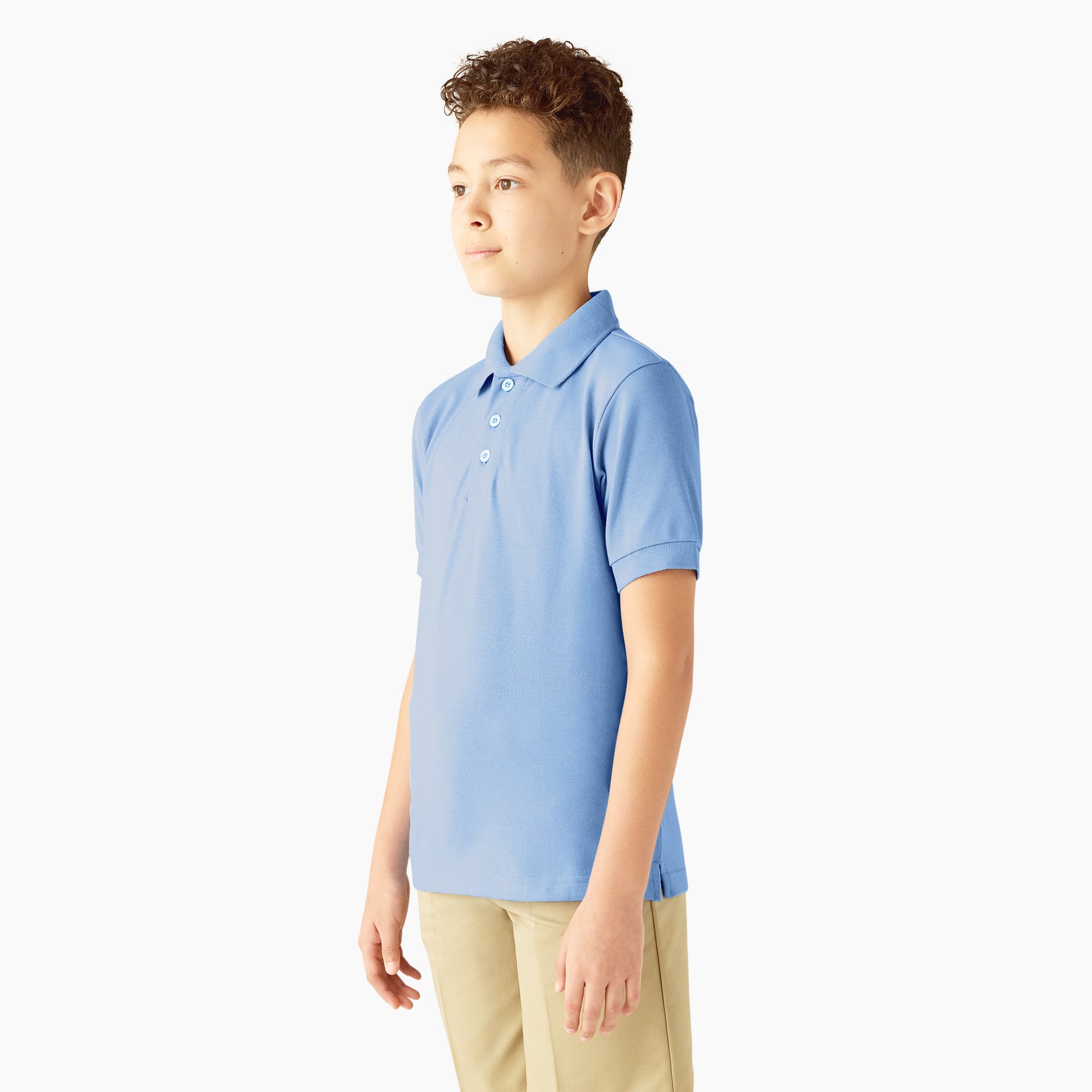 Kids' Piqu?? Short Sleeve Polo - Image 3