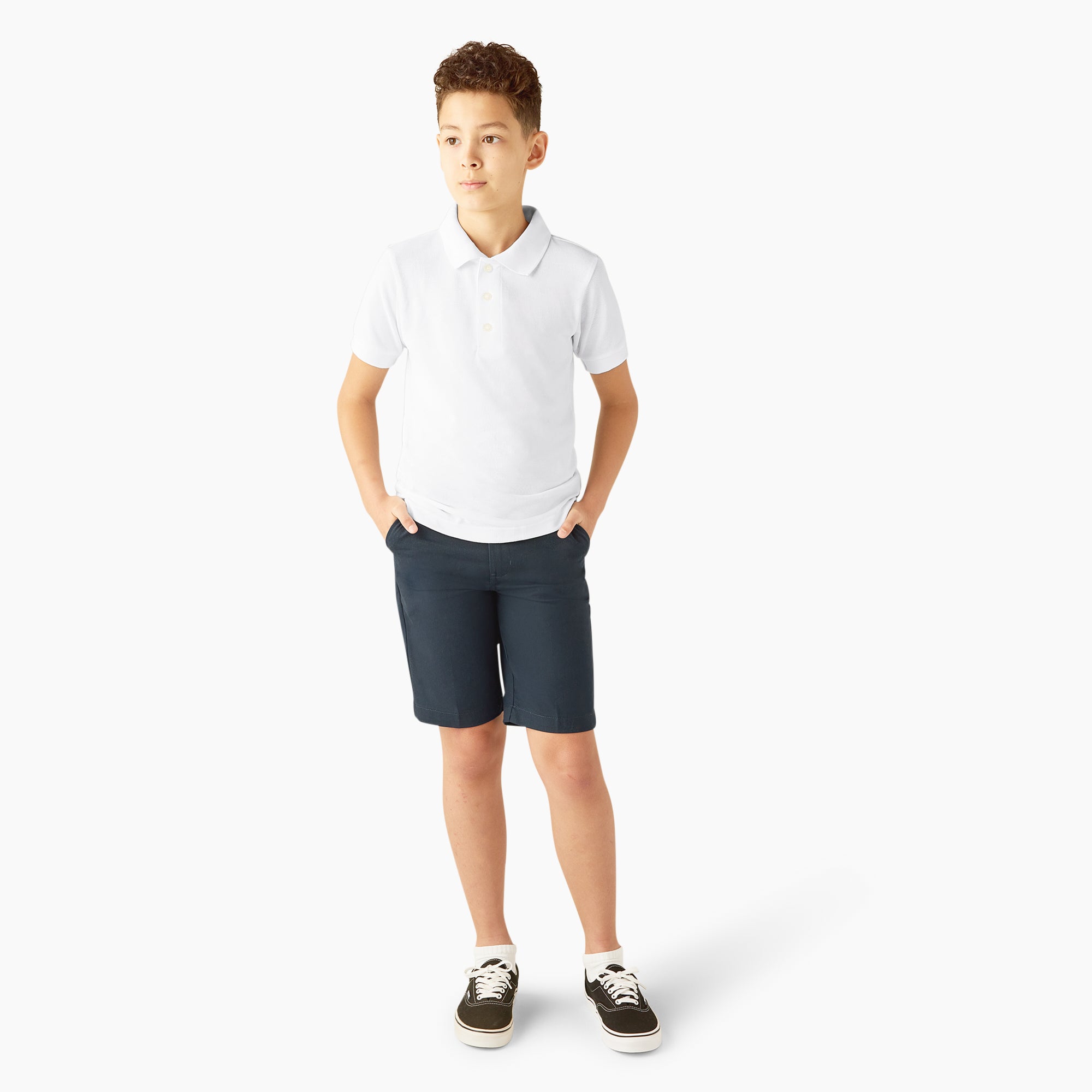 Kids' Piqu?? Short Sleeve Polo - Image 4