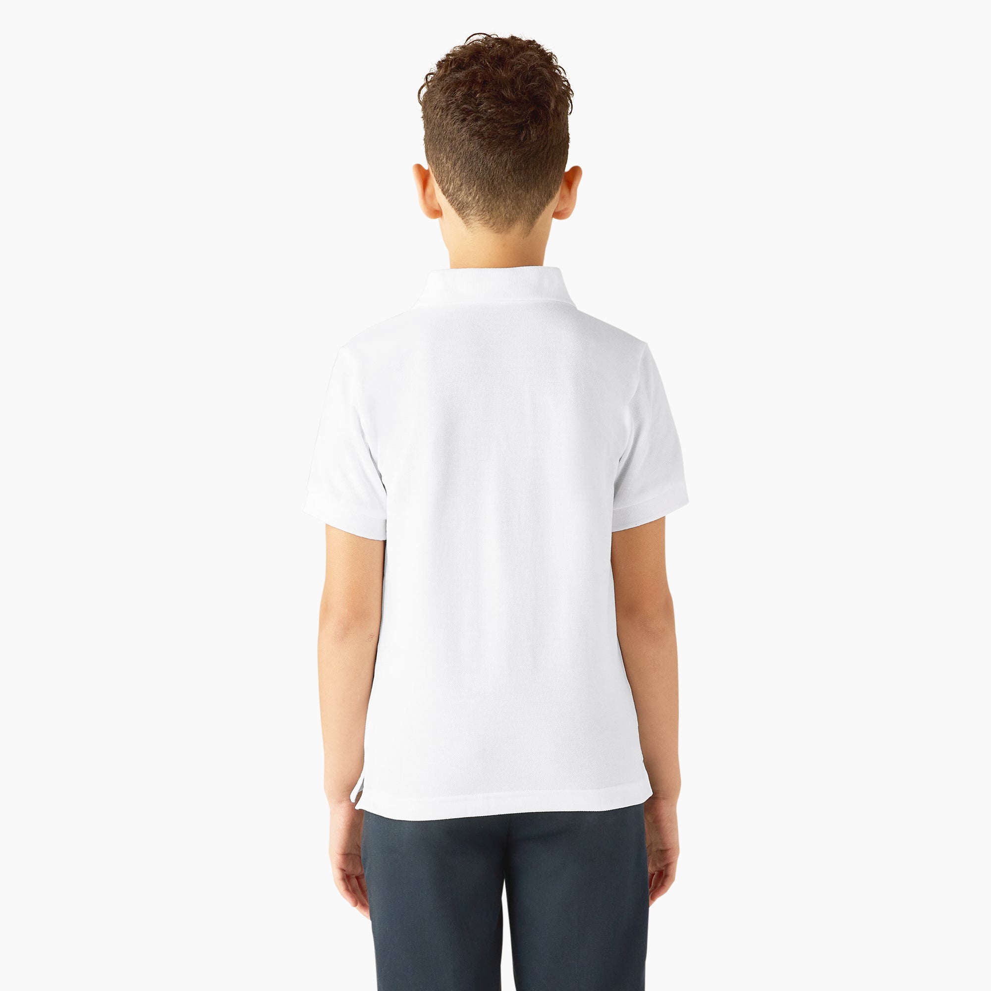 Kids' Piqu?? Short Sleeve Polo - Image 2