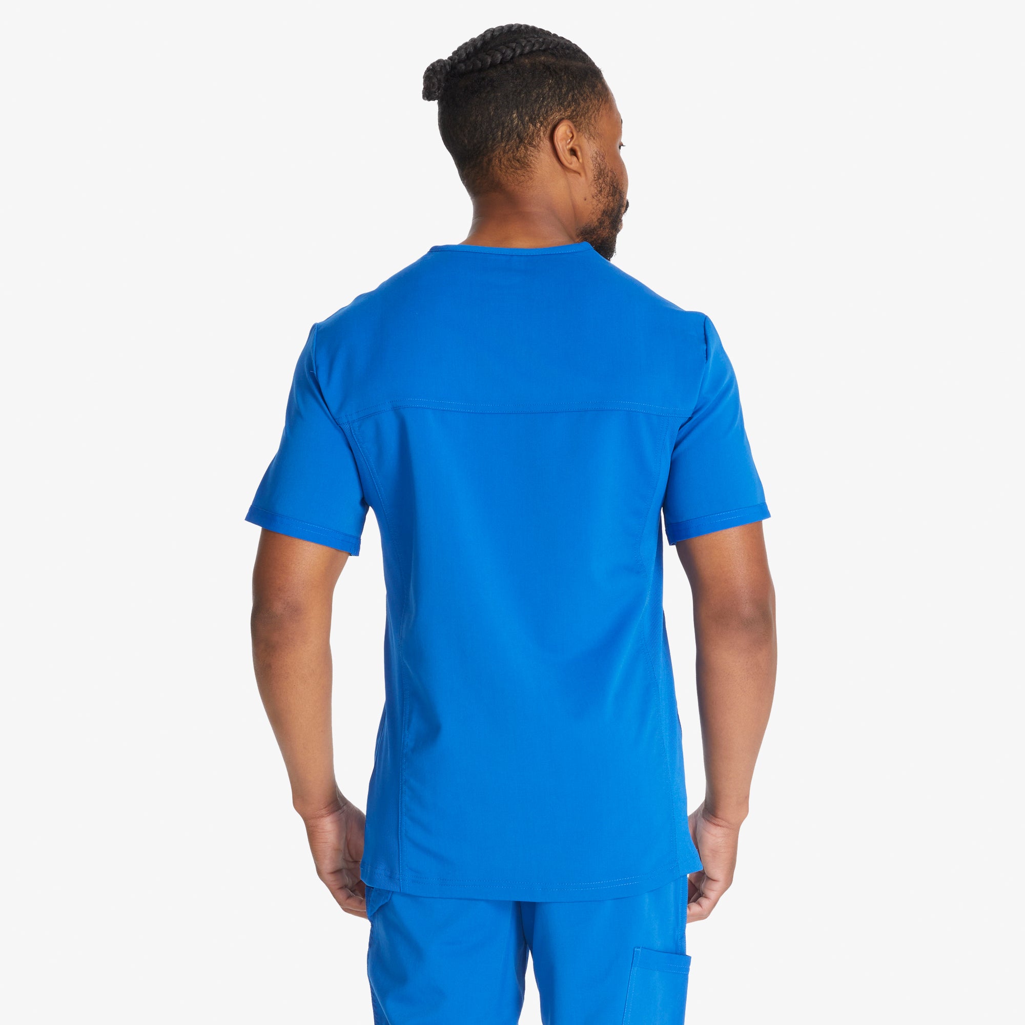 Men's Balance Tuckable V-Neck Scrub Top - Image 2