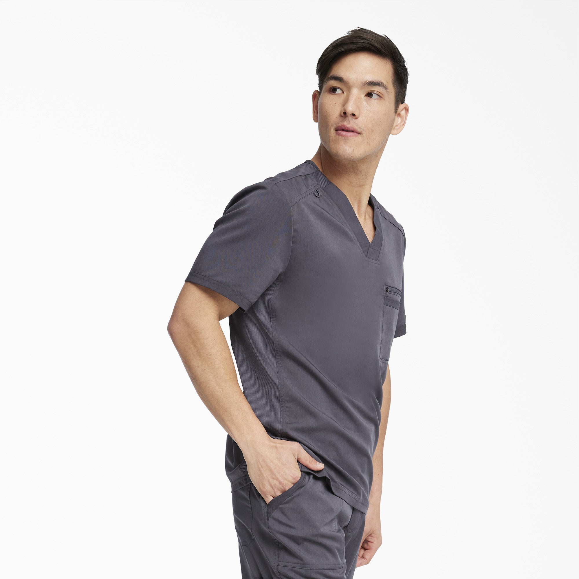 Men's Balance Tuckable V-Neck Scrub Top - Image 3