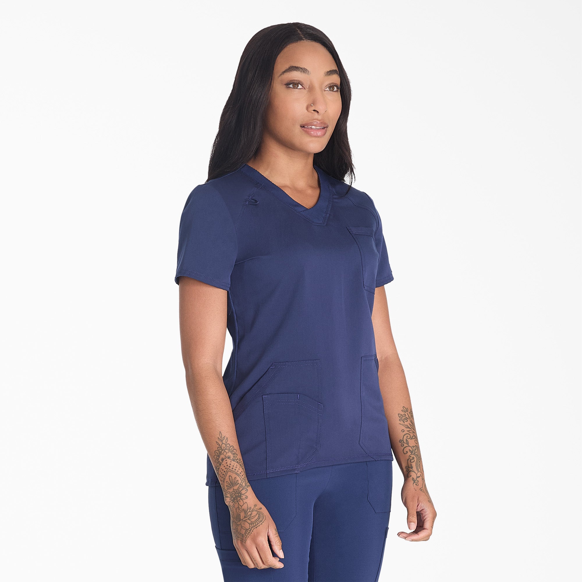 Women's Balance V-Neck Scrub Top - Image 4