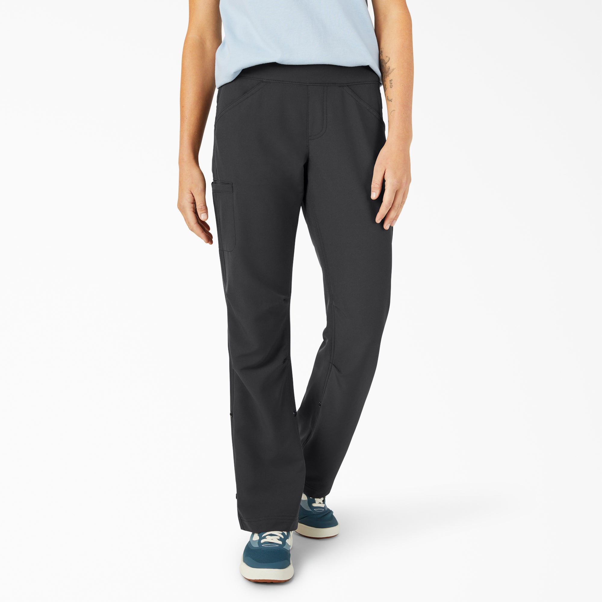 Women's Cooling Relaxed Straight Fit Roll-Up Pants