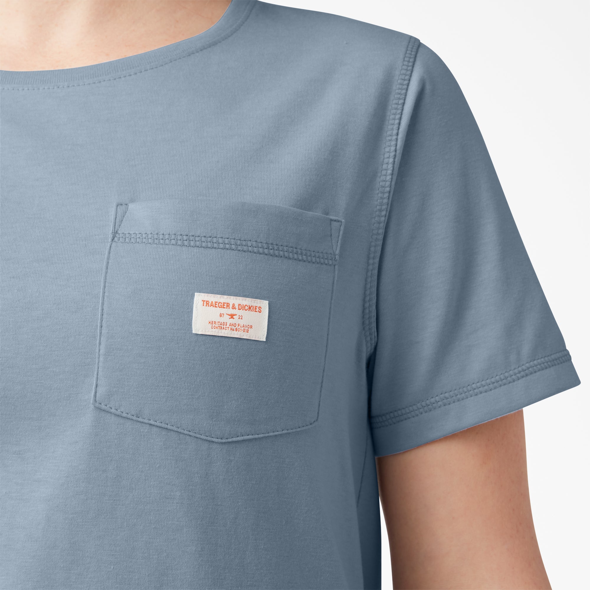 Traeger x Dickies Women's Pocket T-Shirt - Image 5