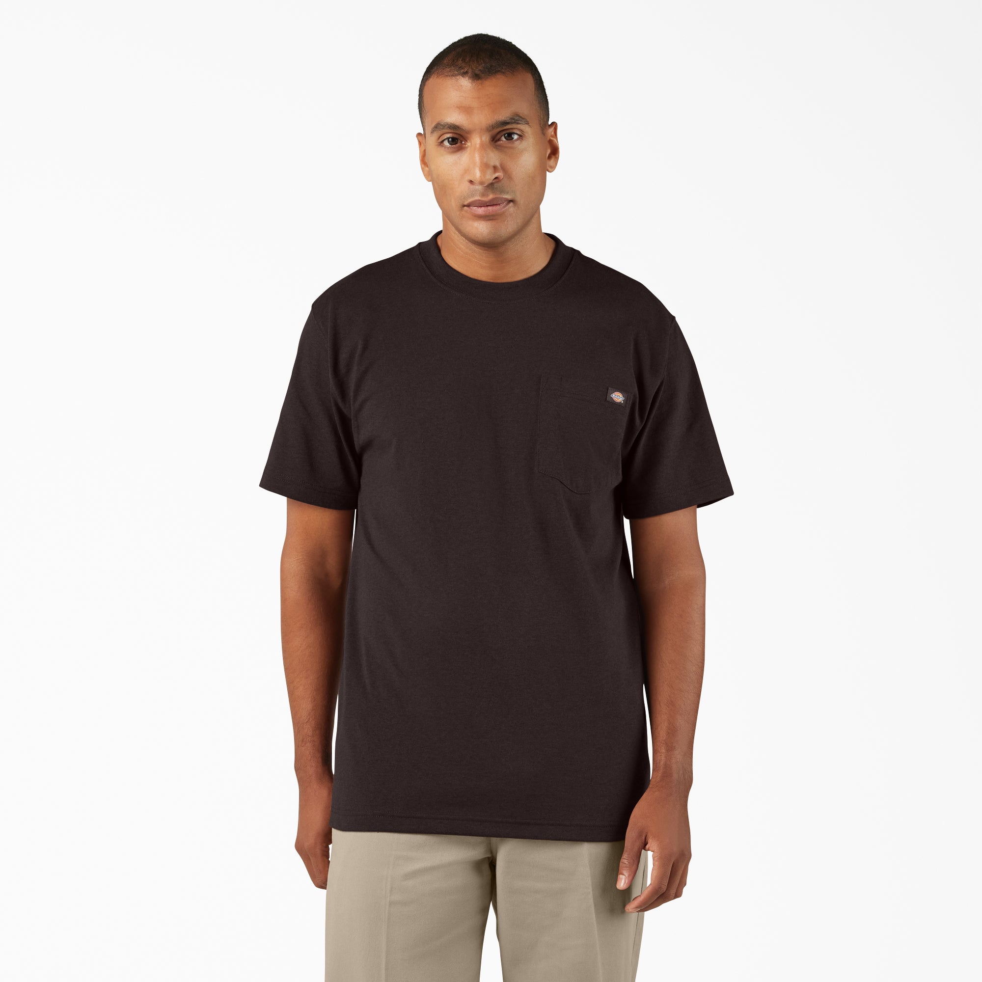 Heavyweight Heathered Short Sleeve Pocket T-Shirt